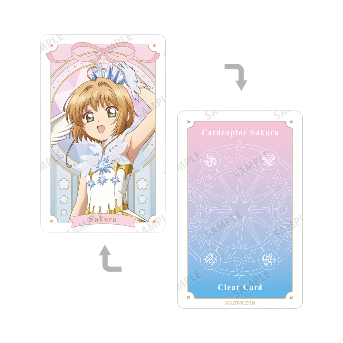 4573643174040 Animore CARD CAPTOR SAKURA Kinomoto Sakura Plastic Card Ver.B
