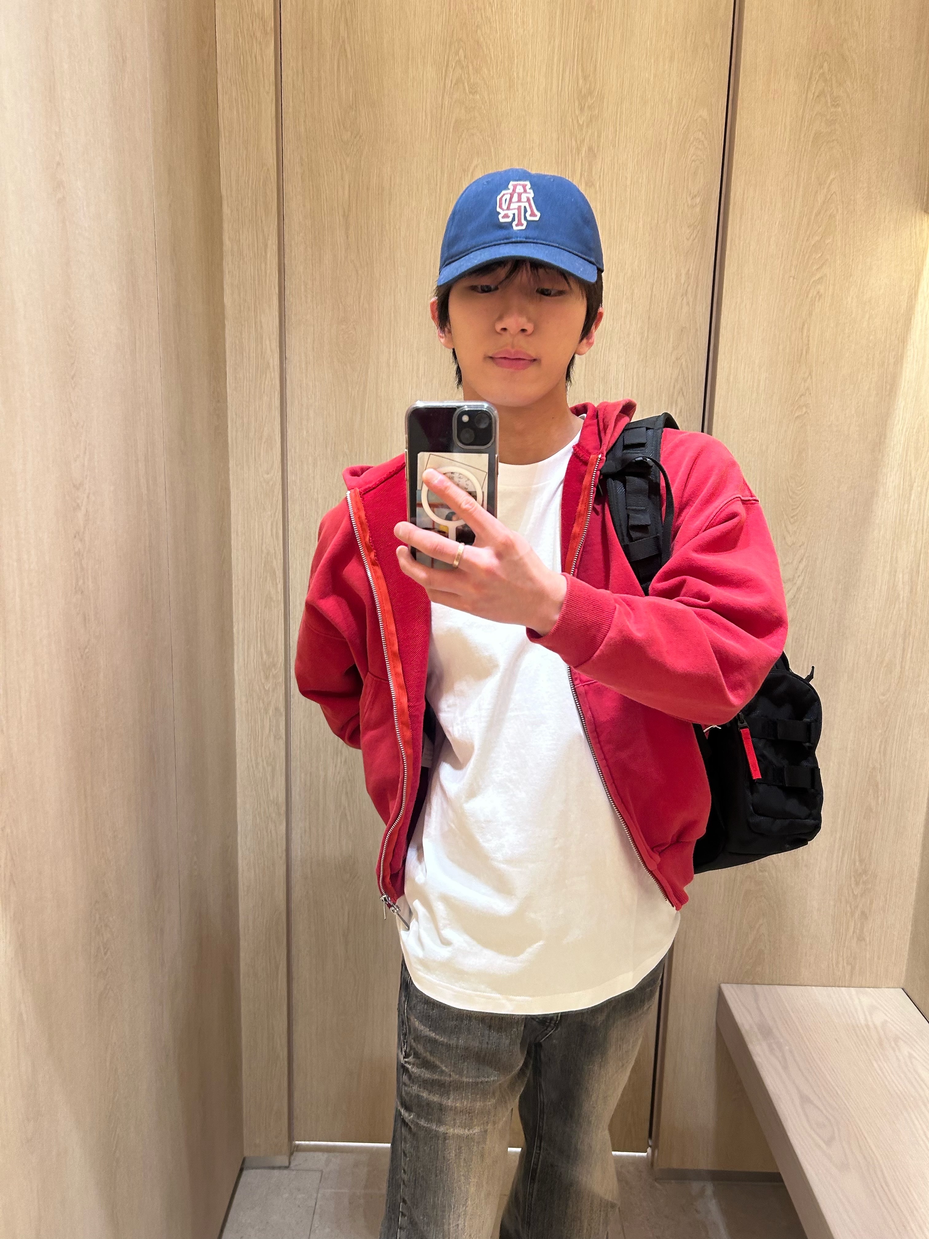 AAPE Now Heart Tee White - 26SS 착용 스타일 - 2