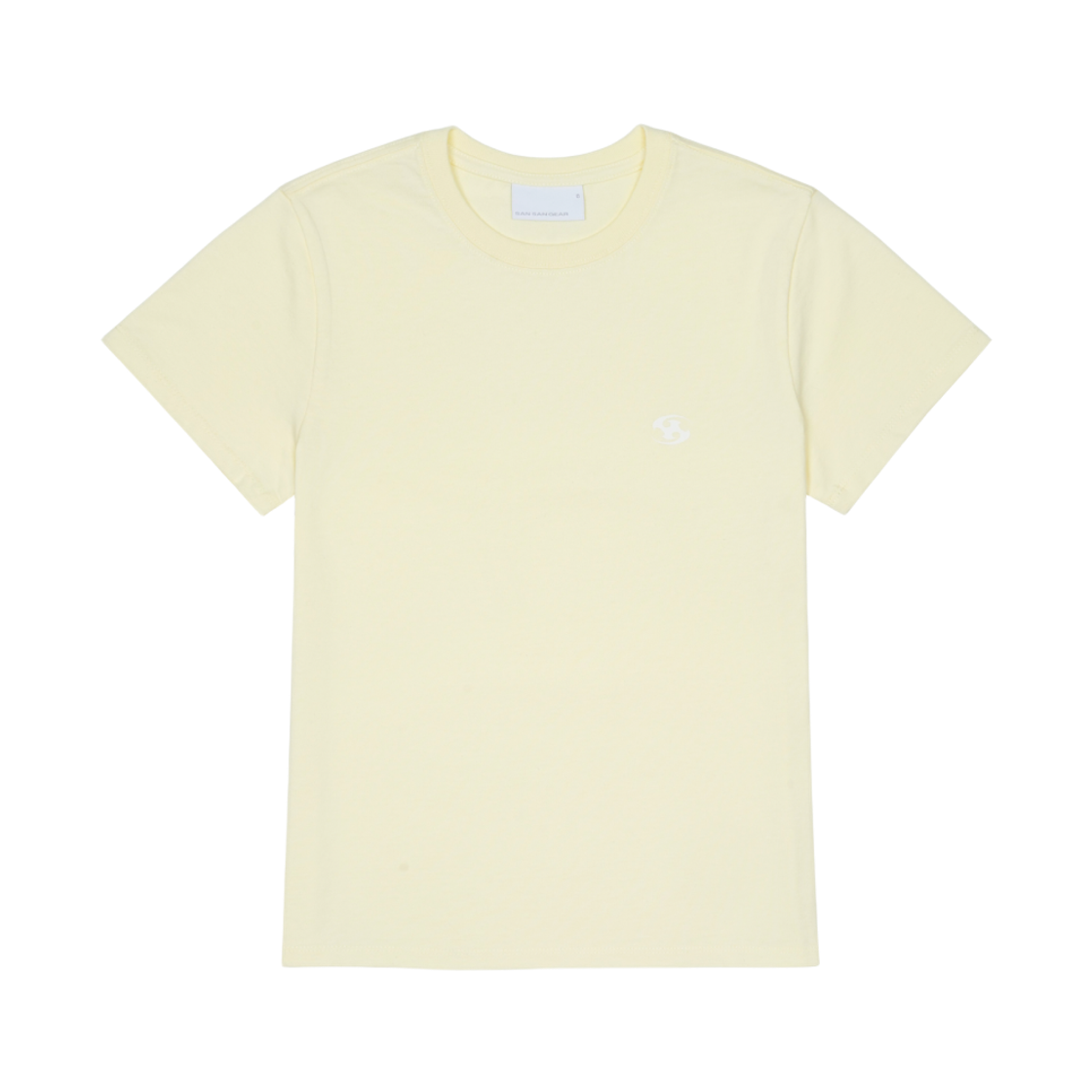 산산기어 로고 티셔츠 옐로우_0_26SS(Sansan Gear Logo T-Shirt Yellow_0_26SS)