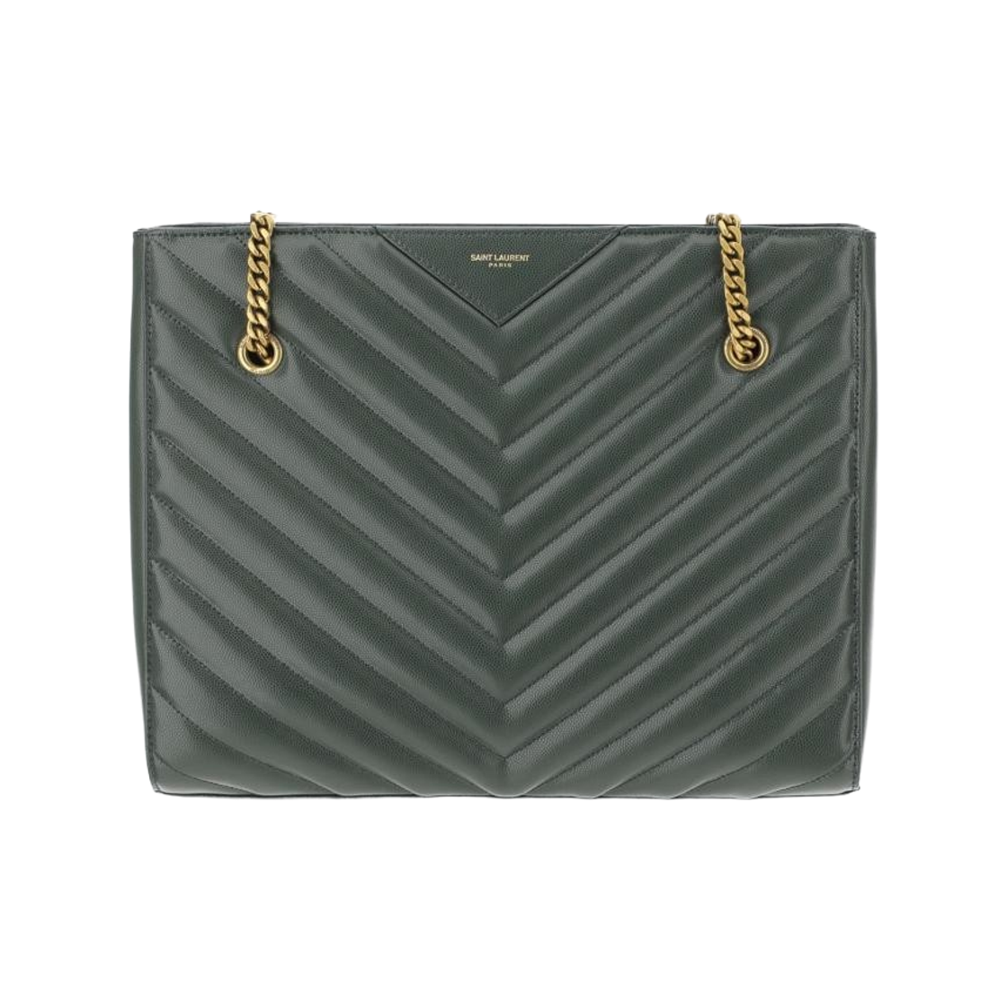 568864-1CU07-3045 Saint Laurent Tribeca Shoulder Bag Vert Fonce