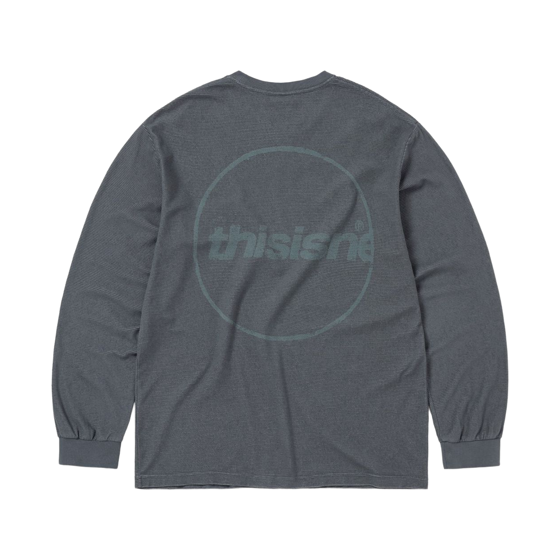 디스이즈네버댓 C-로고 웨일 롱슬리브 티셔츠 잉크(Thisisneverthat C-Logo Wale L/S T-Shirt Ink) - 2
