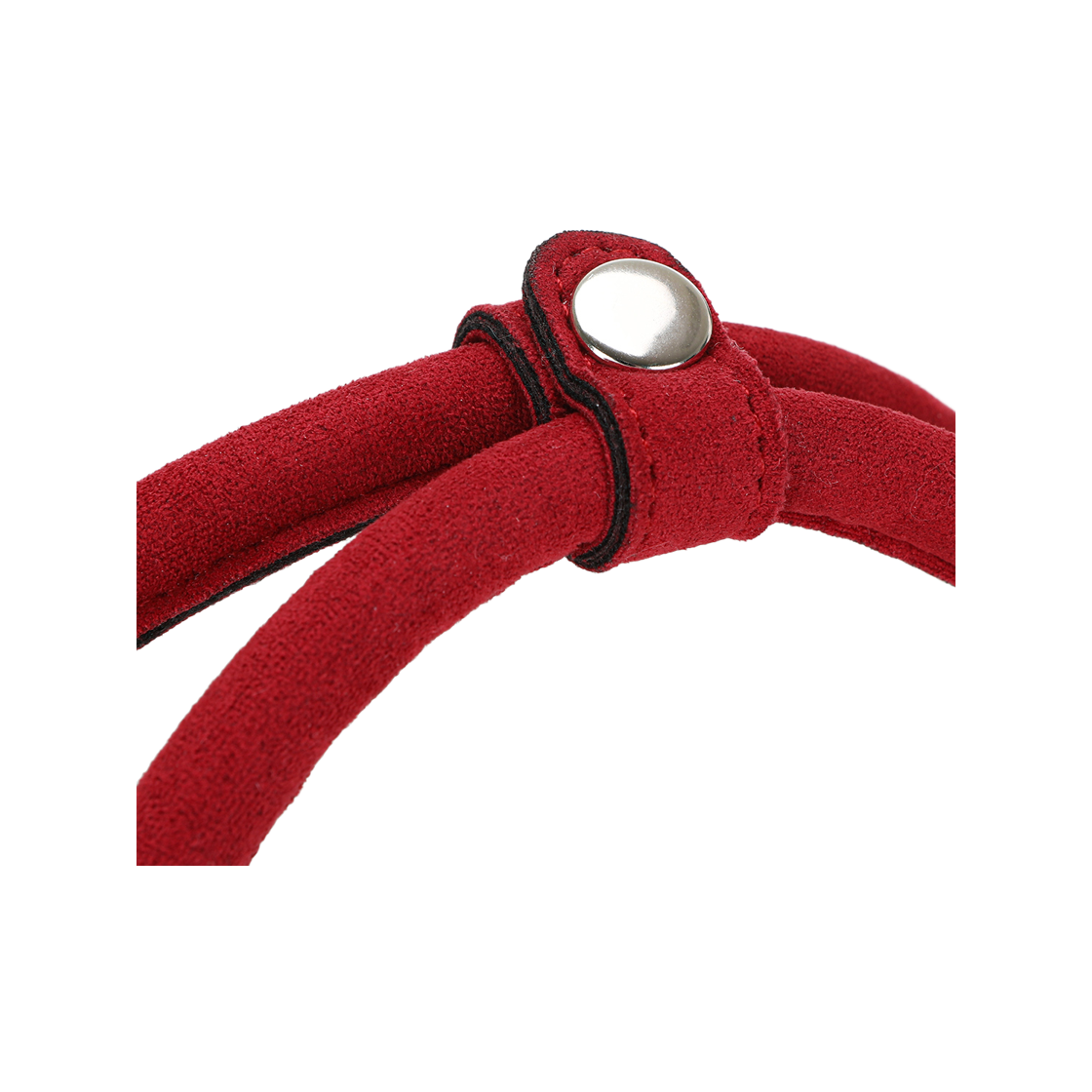 라츠유 알리나 스웨이드 숄더백 레드(LOTS YOU Alina Suede Shoulder Bag Red) - 4