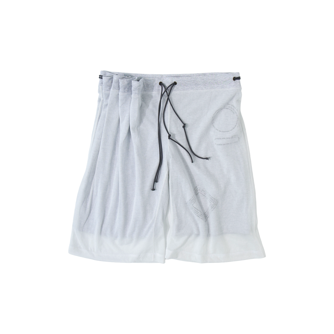 울리카 상투스 우먼 커튼 하프 팬츠 화이트 - 26SS(Ulika Sanctus Women Curtain Half Pants White - 26SS) - 1