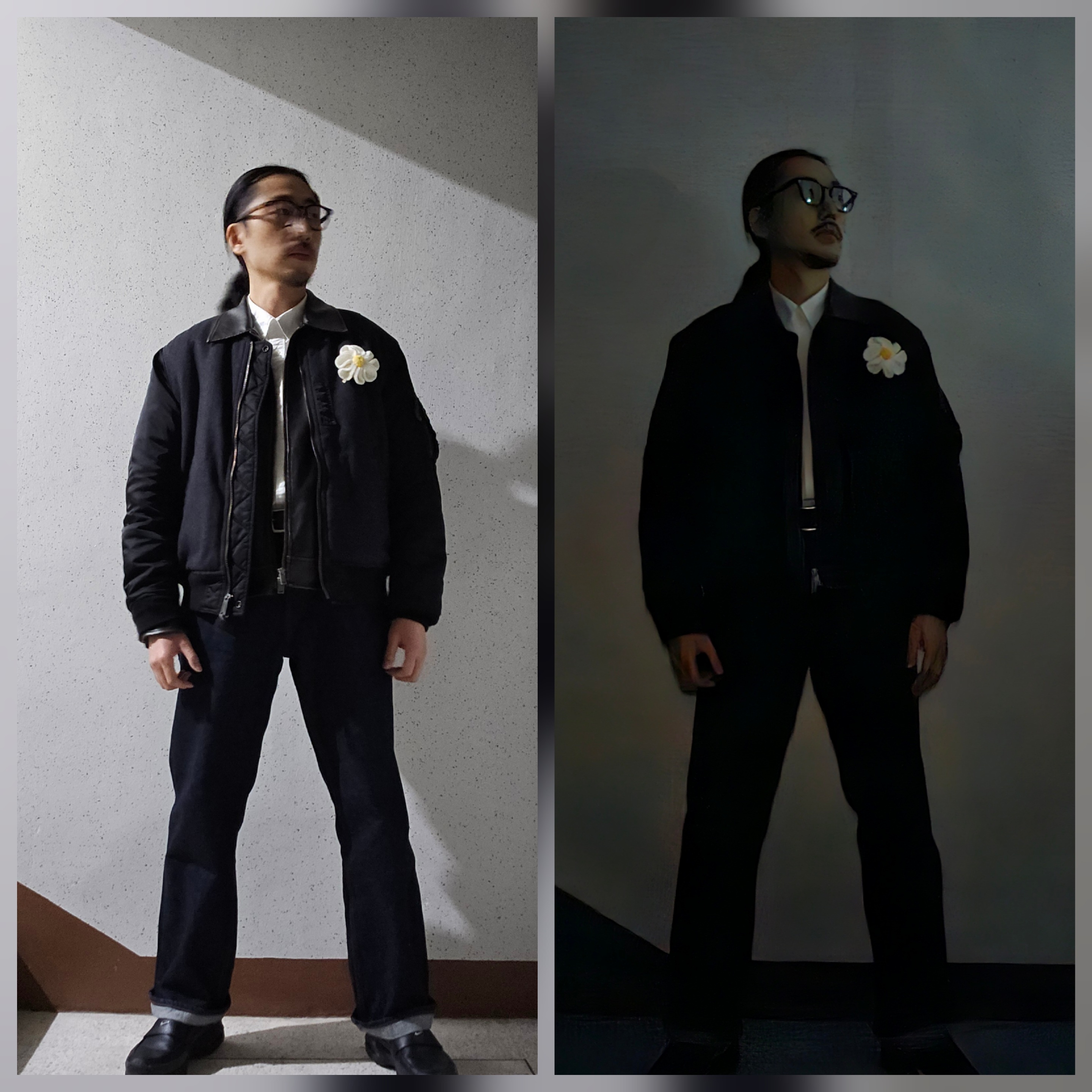 Peaceminusone Daisy Corsage #1 White, (W) Nike x SWDC Air Max Phenomena Black Metallic Silver 착용 스타일