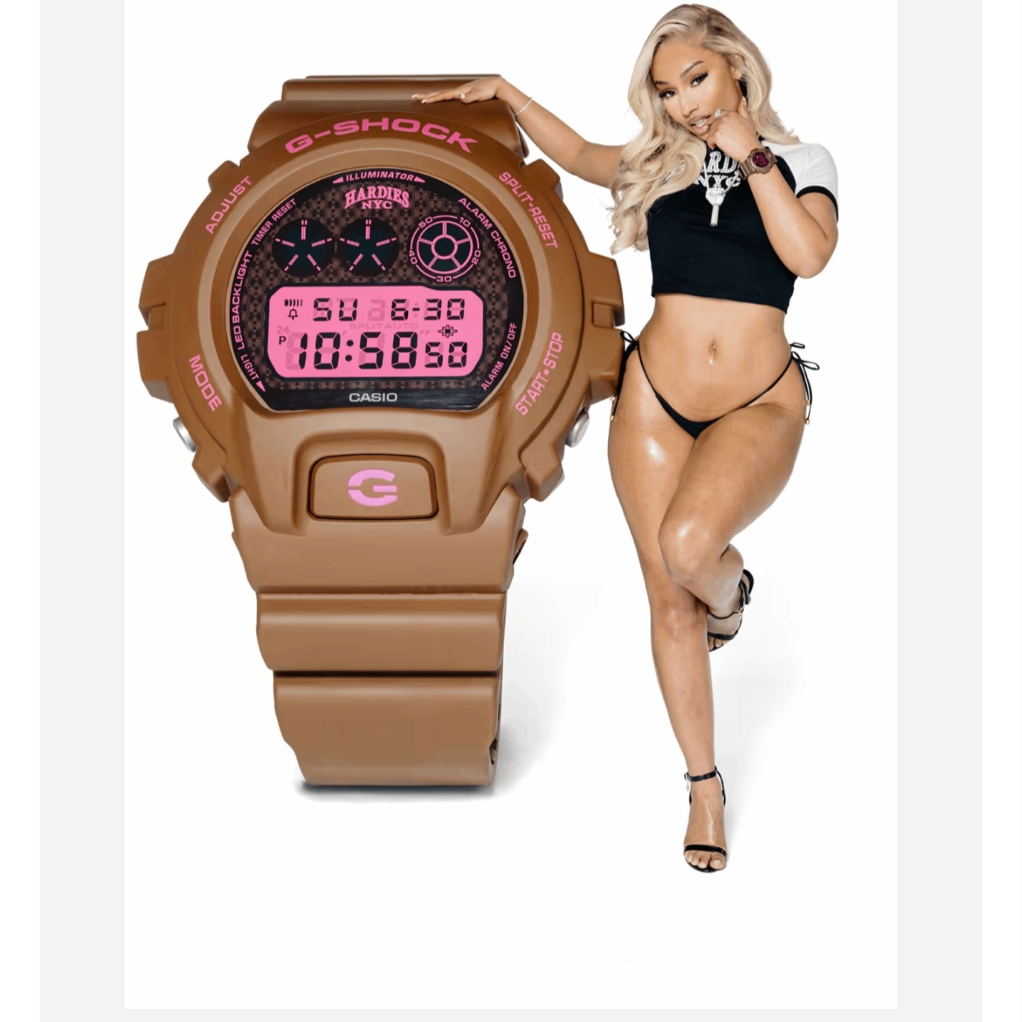 Casio G-Shock DW-6900HH-5 Brown 착용 스타일 - 3