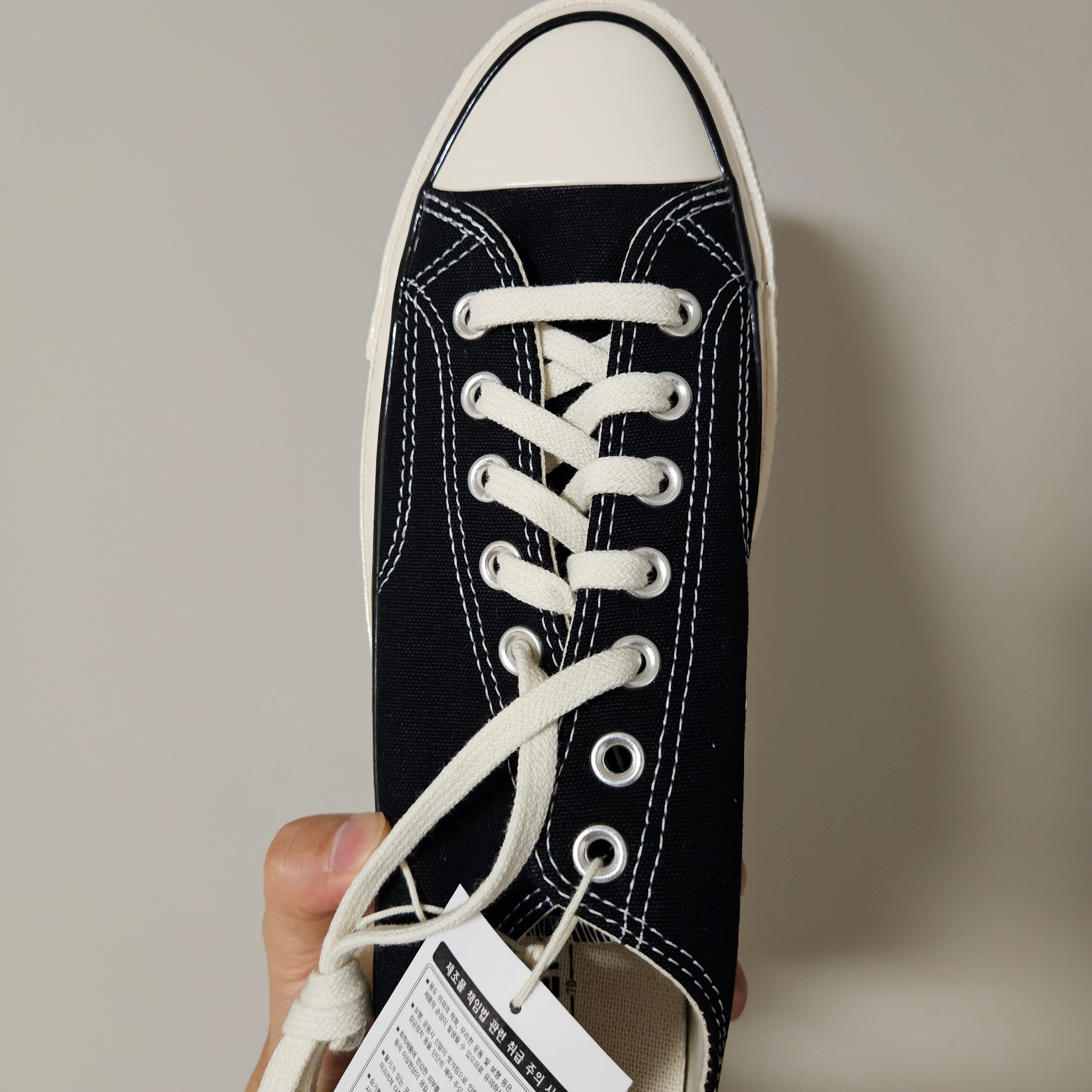 Converse Chuck 70 Ox Black - Standard 착용 스타일