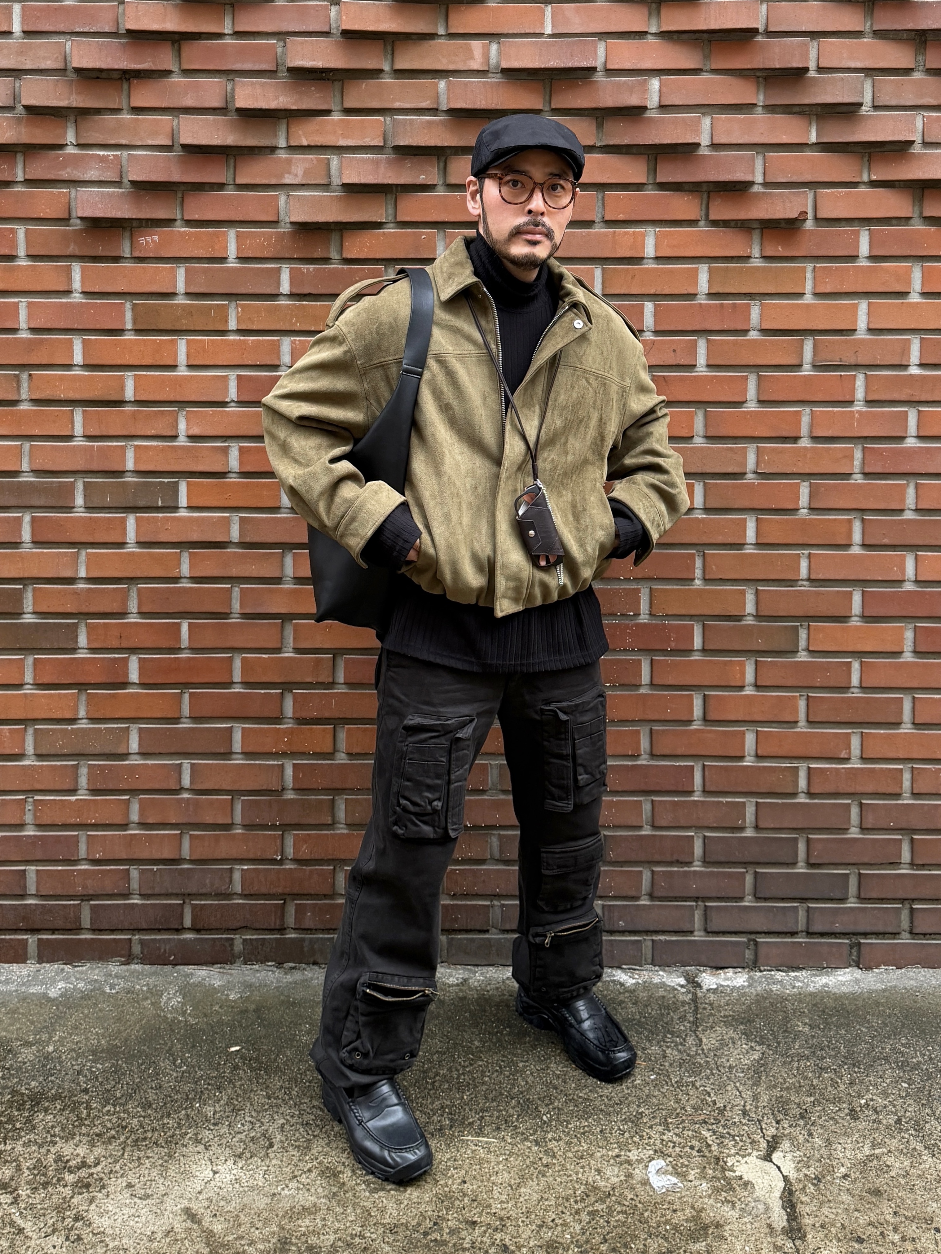 Undermycar Alghul Vintage Tactic Cargo Pants After Dark - 23SS 착용 스타일 - 2
