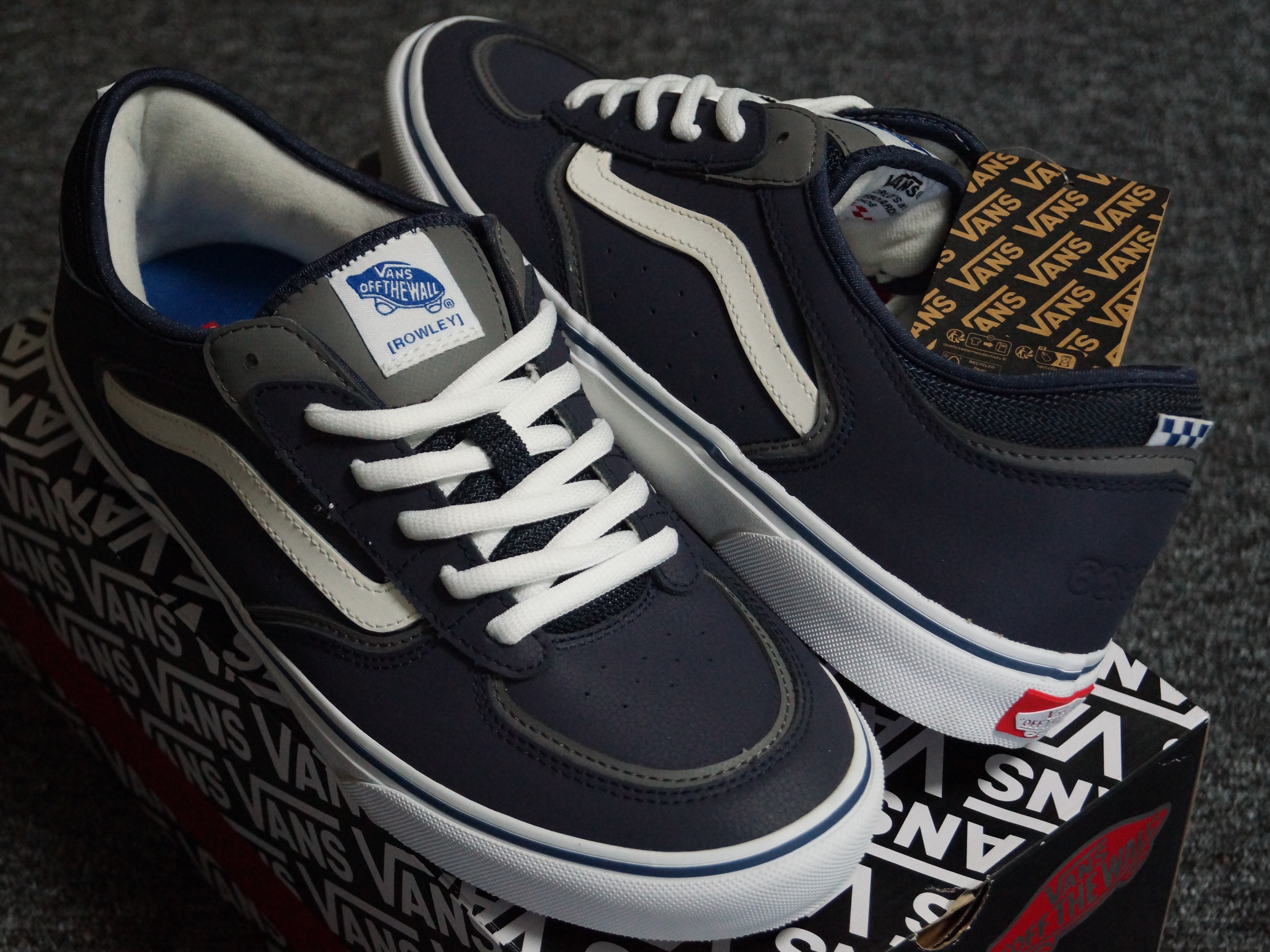 Vans Skate Rowley Blue 착용 스타일