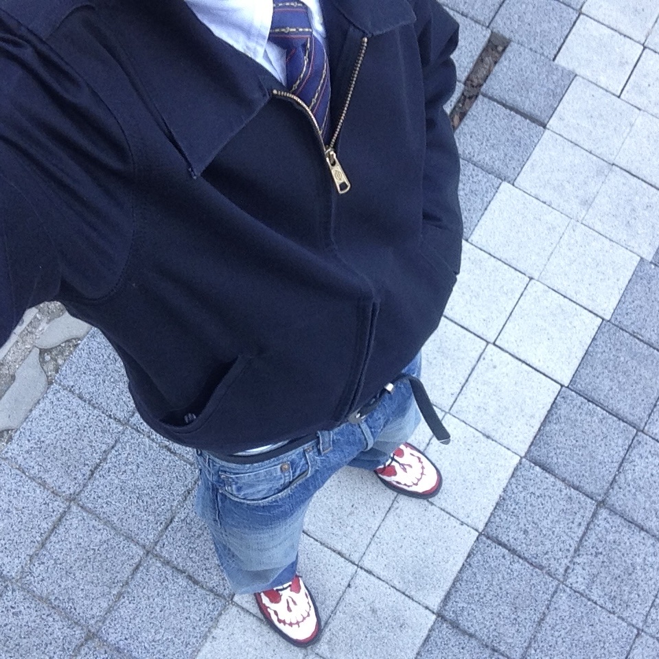 [30% 적립] Polo Ralph Lauren Classic Fit Garment Dyed Oxford Shirt White, Levi's LVC 1947 501 Jeans Medium Indigo 착용 스타일 - 1
