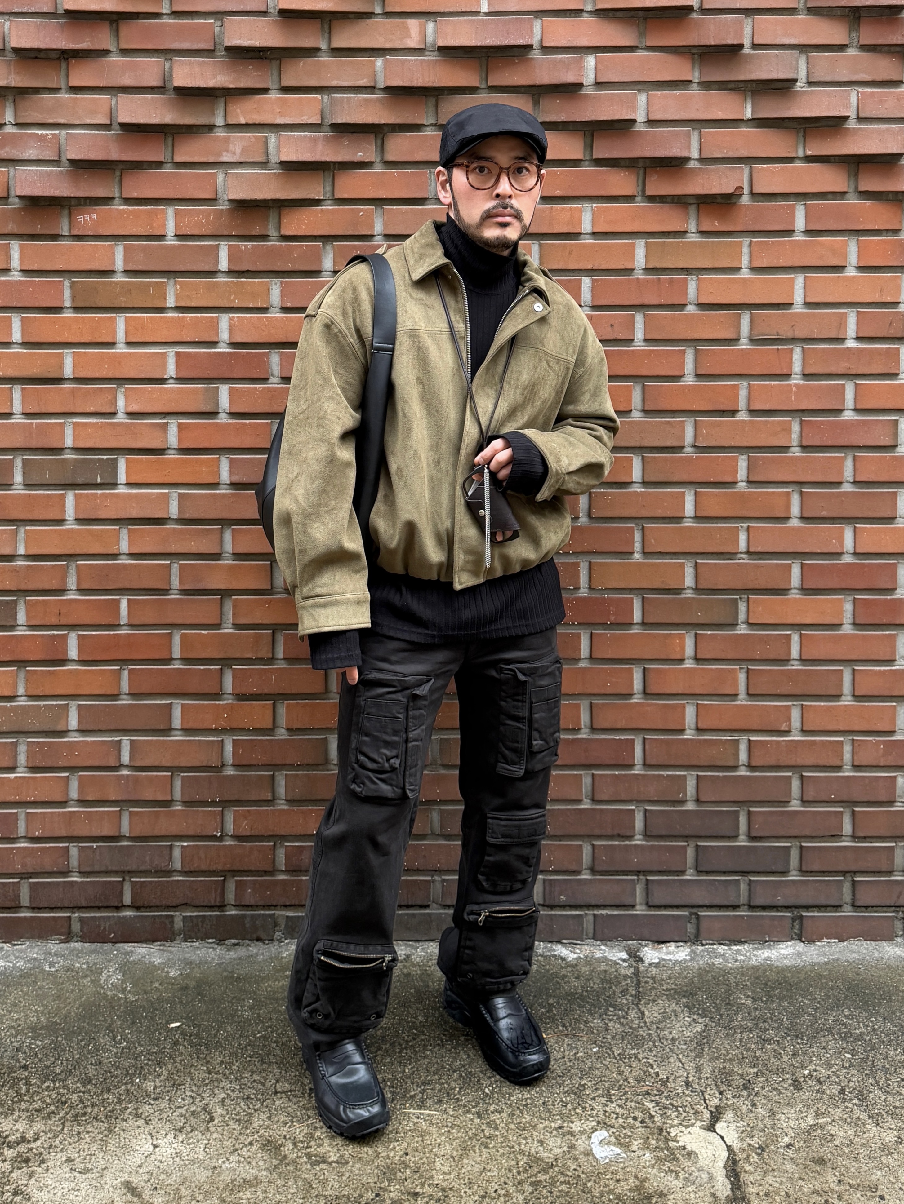 Undermycar Alghul Vintage Tactic Cargo Pants After Dark - 23SS 착용 스타일 - 1