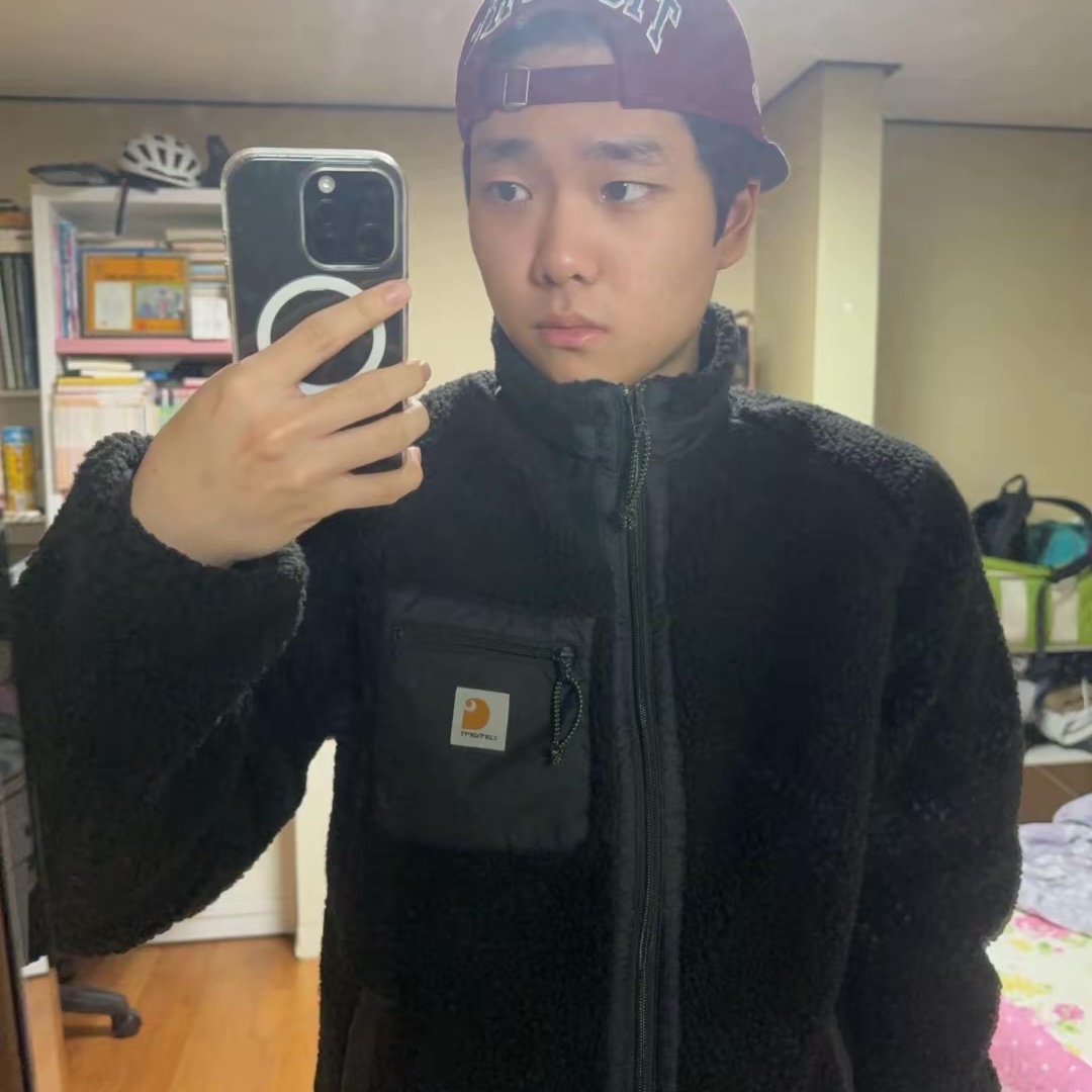 Carhartt WIP Prentis Liner Black 착용 스타일