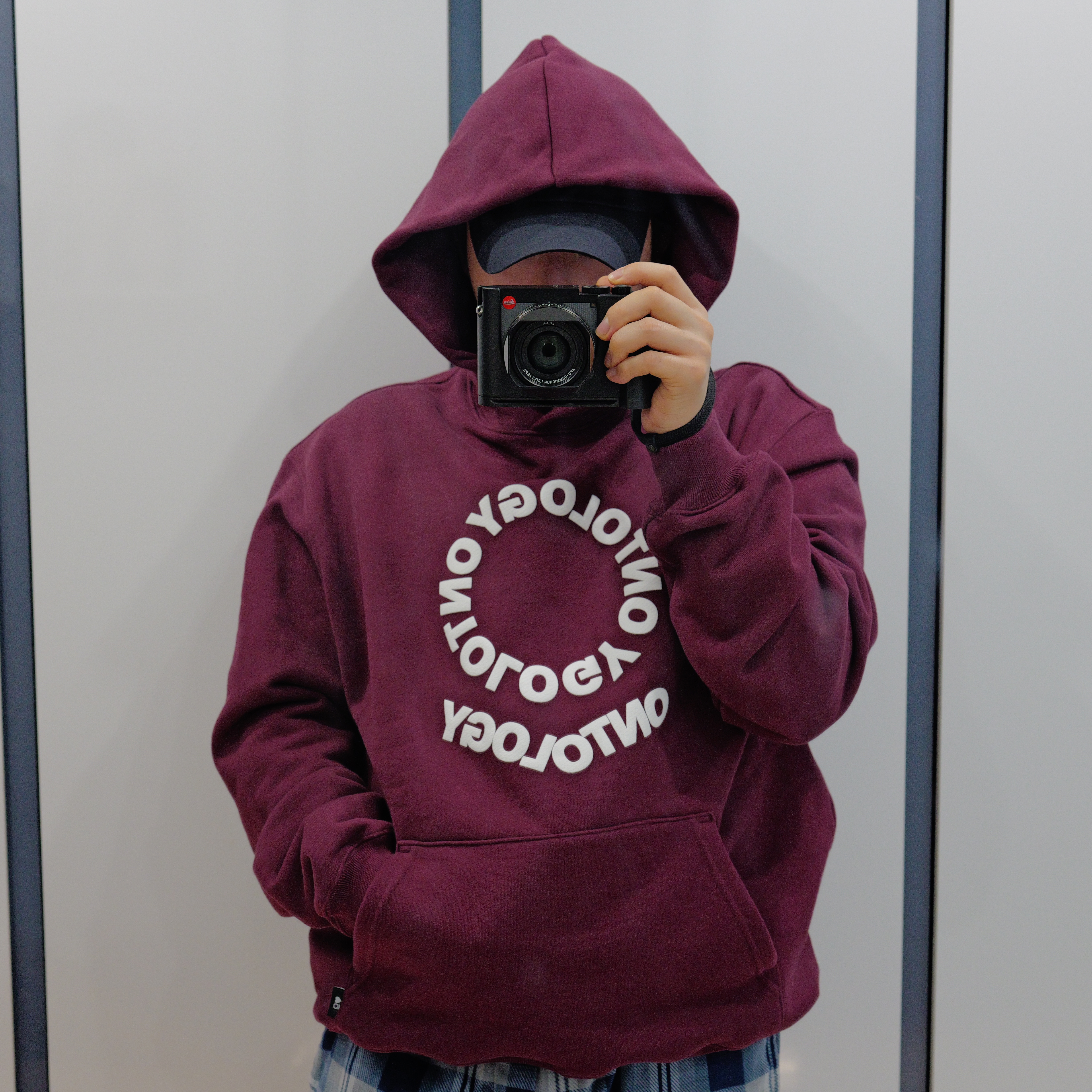 Palantir Ontology Hoodie Black Ver. 1, Palantir Ontology Hoodie Black 착용 스타일 - 2