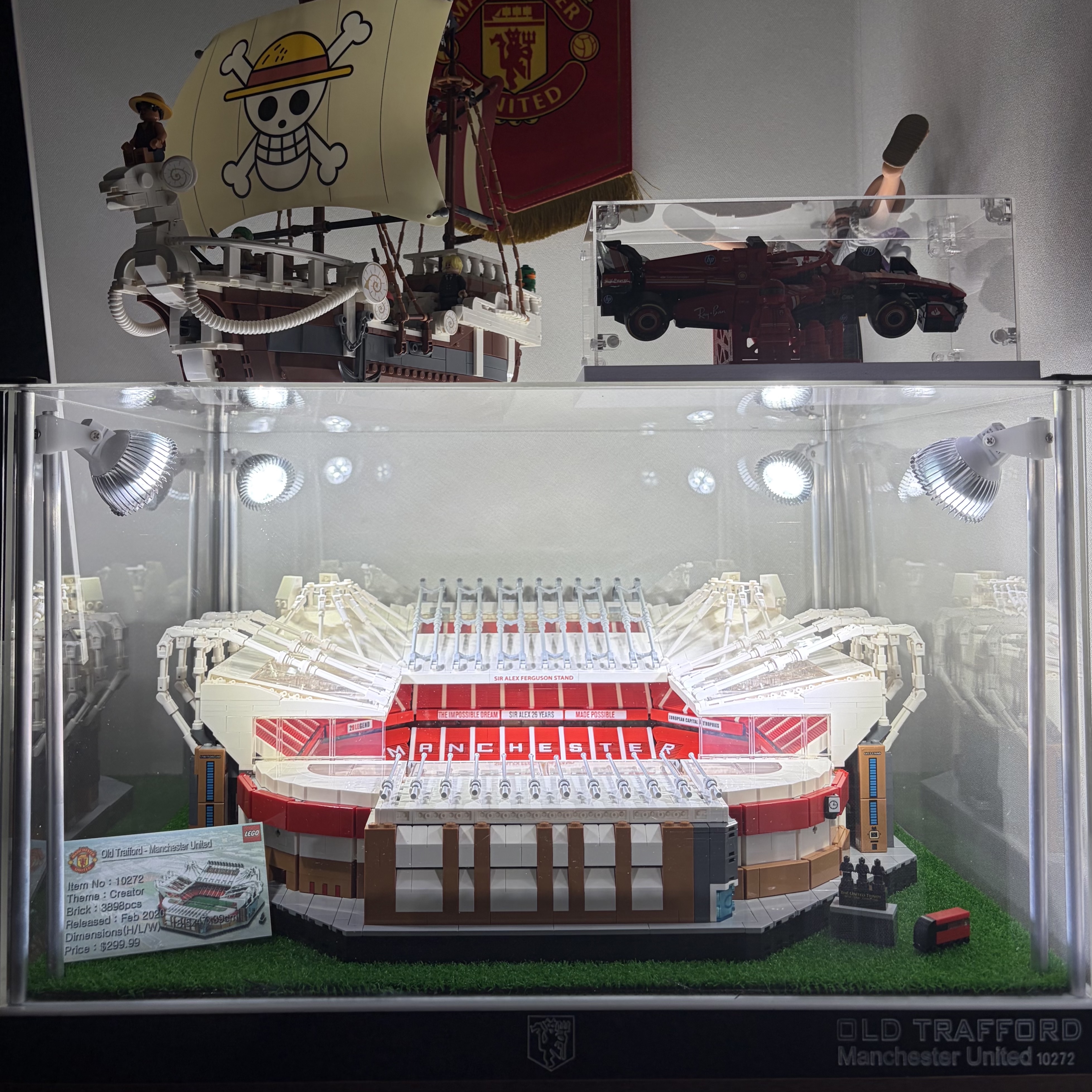 Lego One Piece The Going Merry Pirate Ship, Lego Old Trafford Manchester United 착용 스타일 - 1