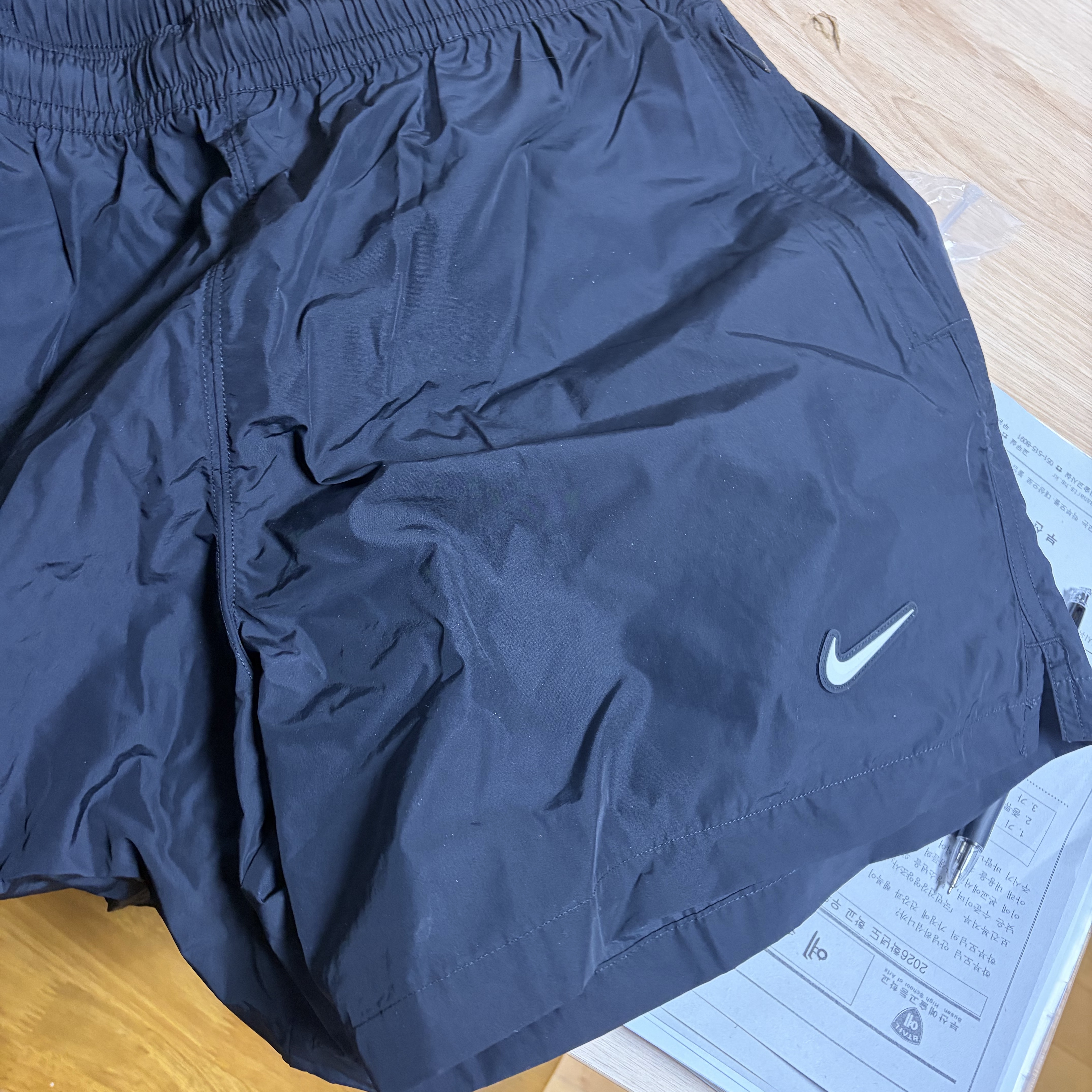 Nike x Drake Nocta Nylon Woven Shorts Black (FN8195-010) 착용 스타일