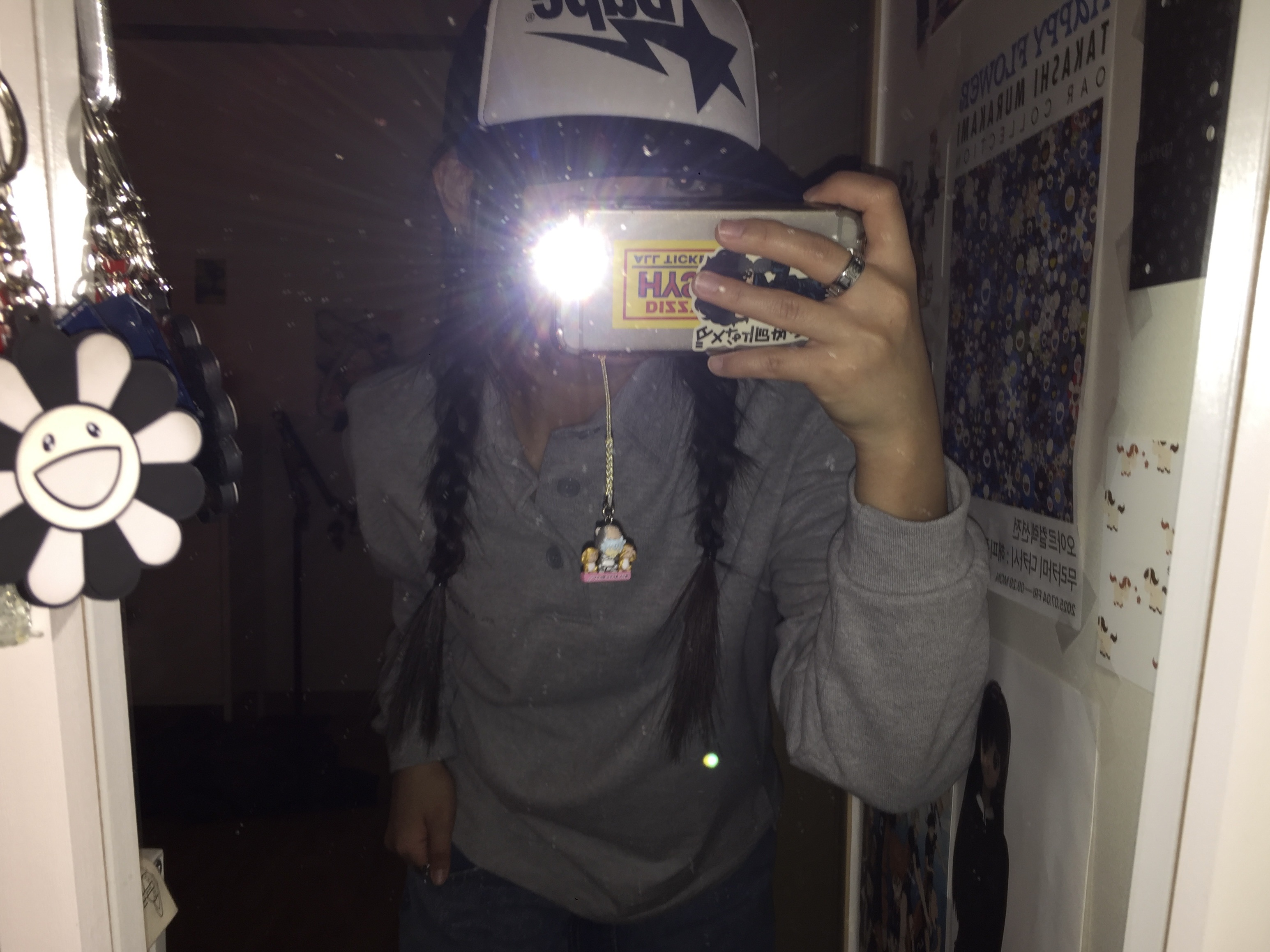 COYSEIO Coy Backpack Navy, BAPE Sta Mesh Cap Navy Blue 착용 스타일 - 4