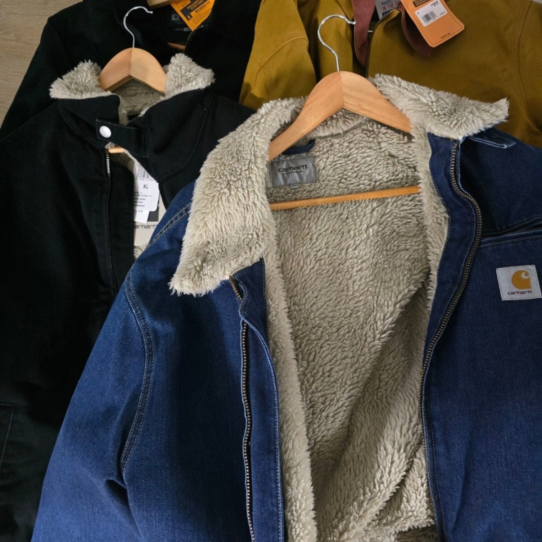 Carhartt WIP Herald Jacket Black Wall Stone Washed 착용 스타일