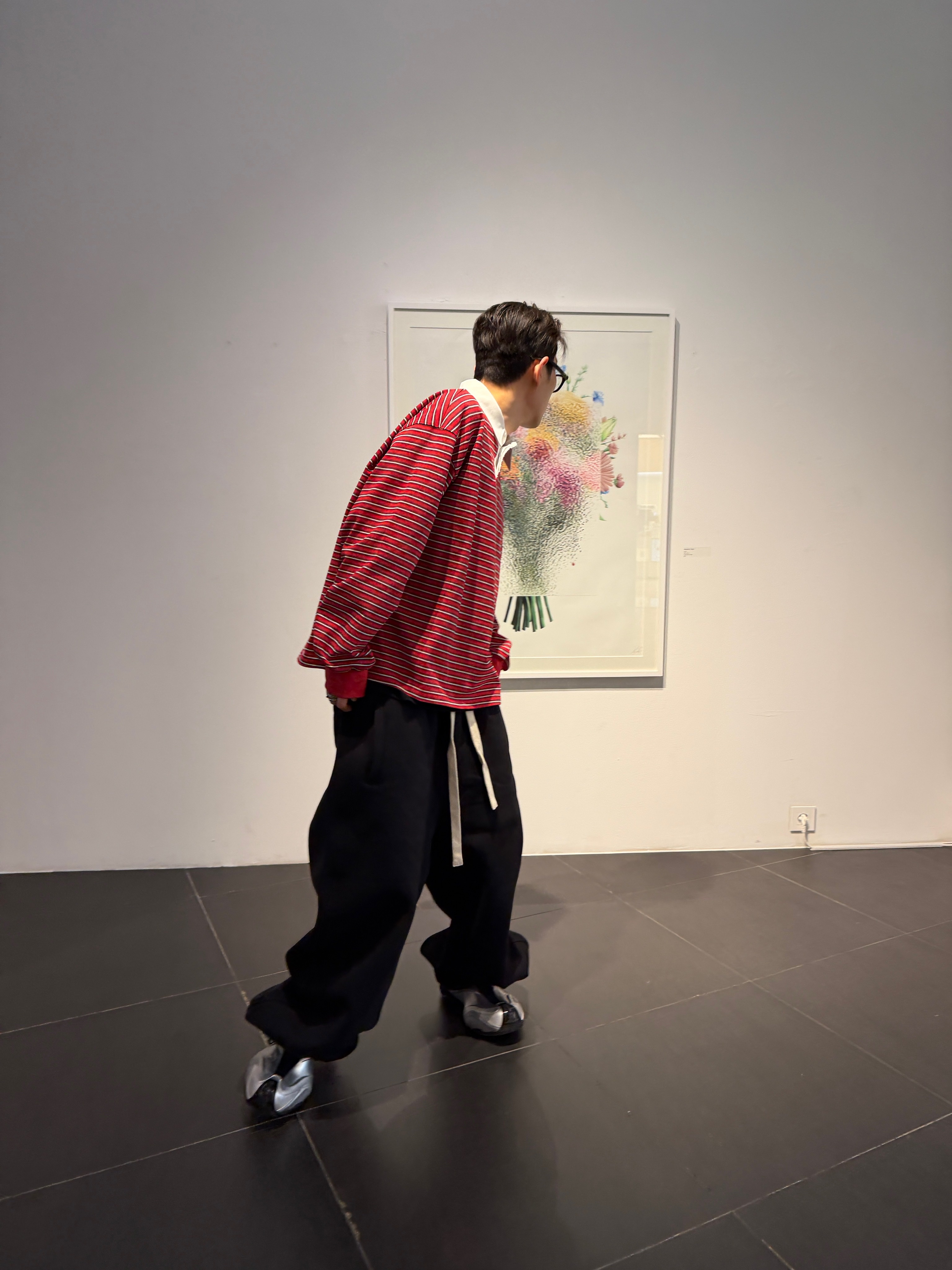 Nonnod Scuba Pajama Pants Black, Nonnod Scuba Zip Hoodie Black 착용 스타일 - 8