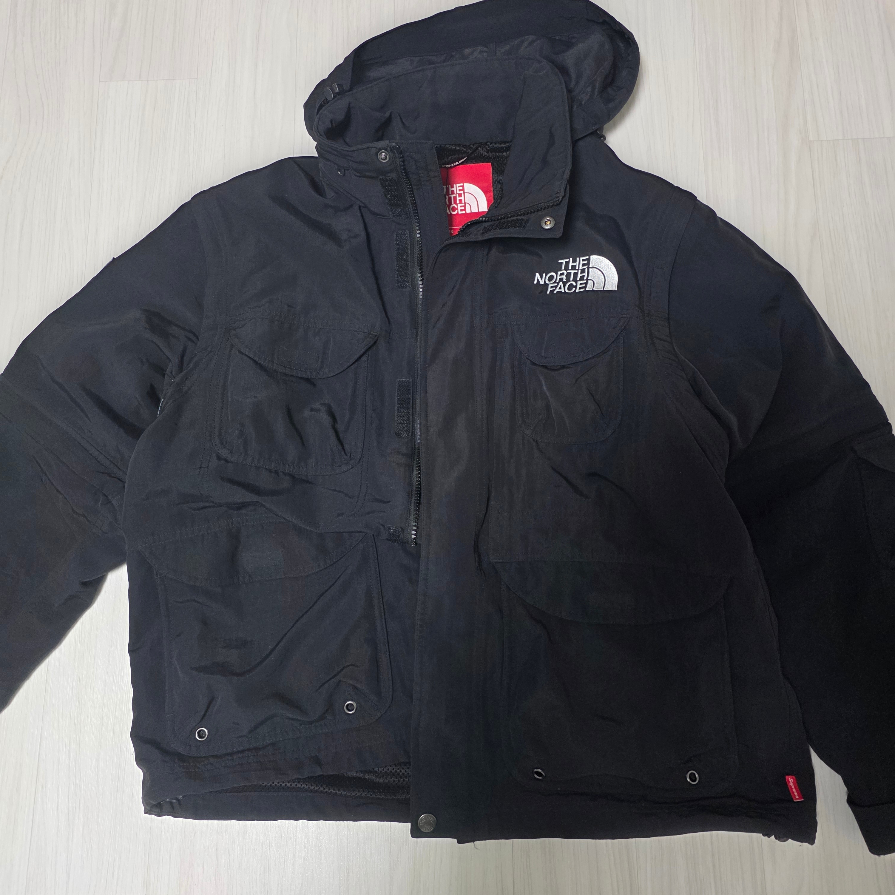 Supreme x The North Face Trekking Convertible Jacket Black - 22SS 착용 스타일