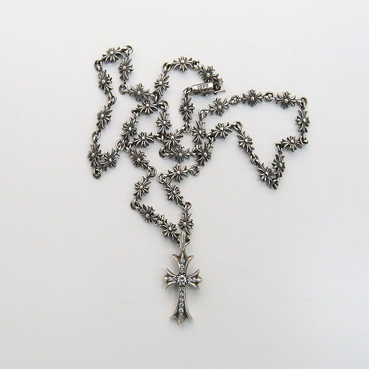 한스룸 크롬하츠 타이니 E Ch Pls 타이니 팻 크로스 파베 다이아 20인치(Hansroom Chrome Hearts TIny E Ch Pls Tiny Fat Cross Pave Dia 20inch) - 3