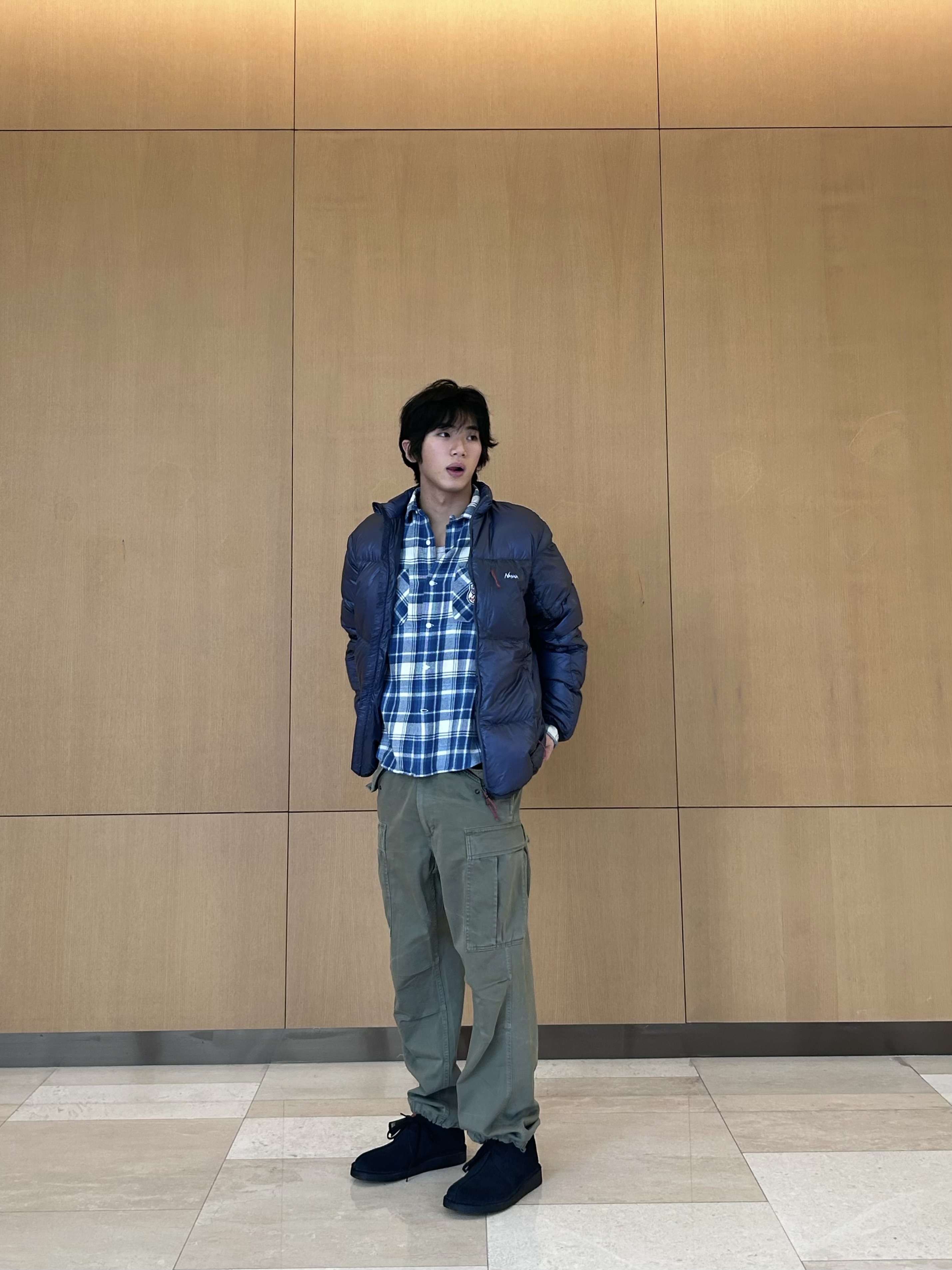[10% 적립] [KREAM Limited Edition The Trophy Fishing Club] Polo Ralph Lauren Big Cargo Olive - 25FW 착용 스타일 - 5