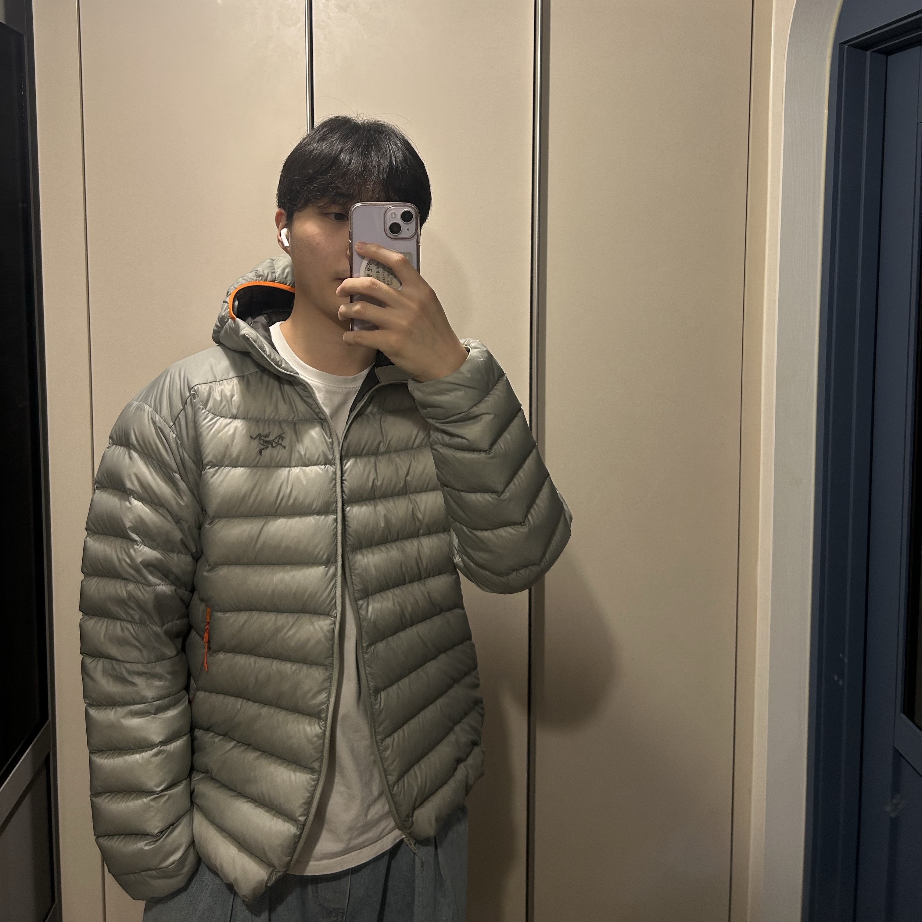 Arc'teryx Cerium Hoody Habitat 착용 스타일 - 1
