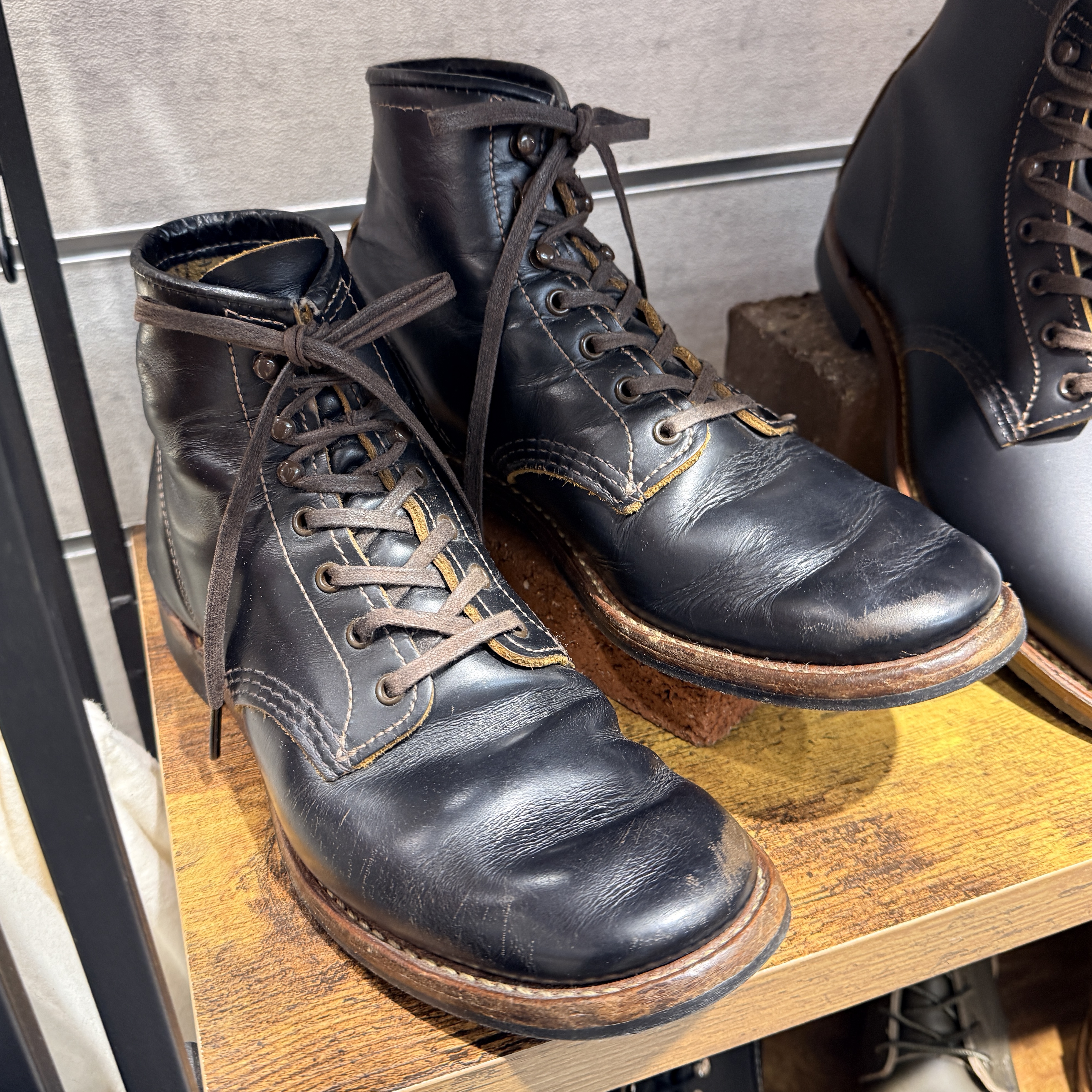 Red Wing  Beckman Flatbox 9060 Black Klondike - D 착용 스타일