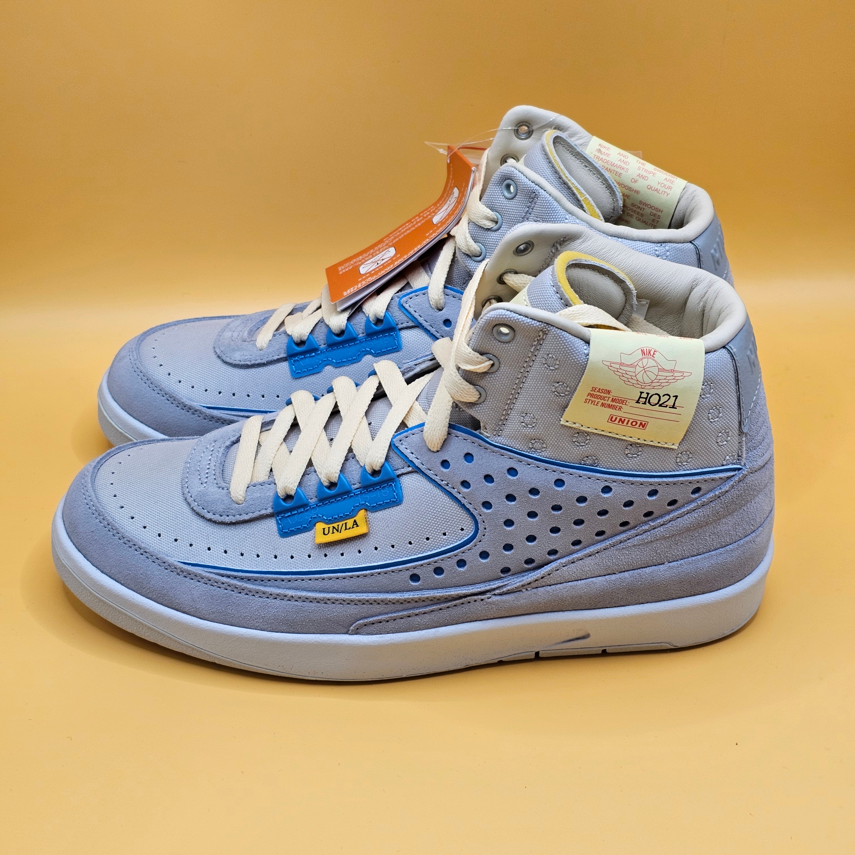 Jordan 2 x Union Retro SP Grey Fog 착용 스타일 - 2