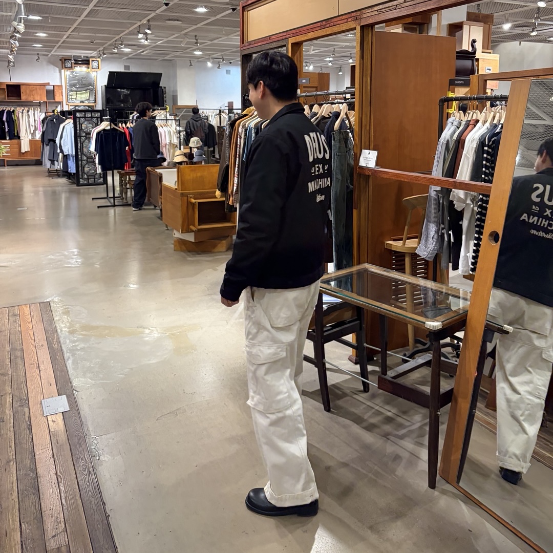 Deus Ex Machina Workwear Jacket Black 착용 스타일