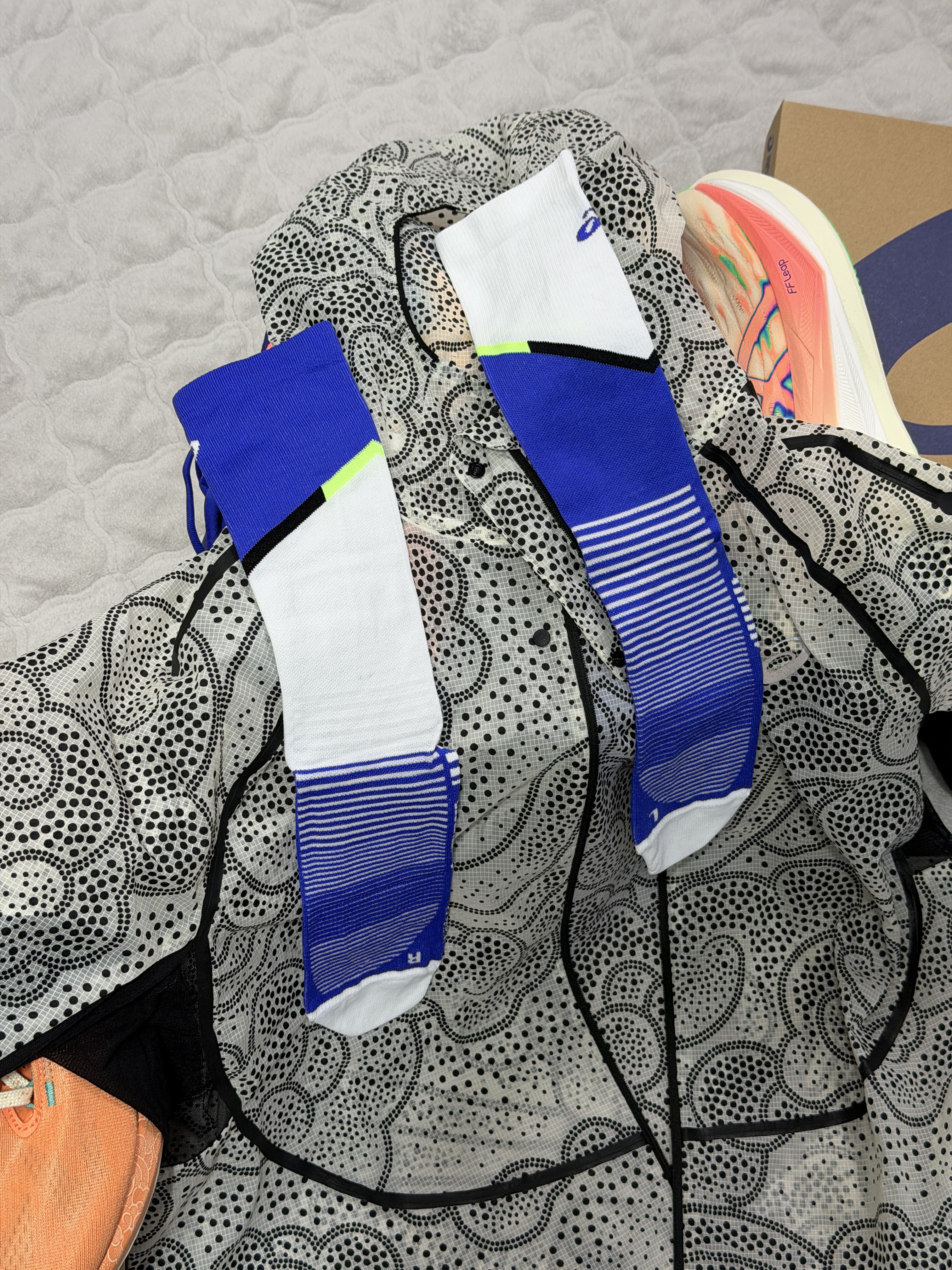 Asics Metaspeed Singlet Cobalt Burst 착용 스타일