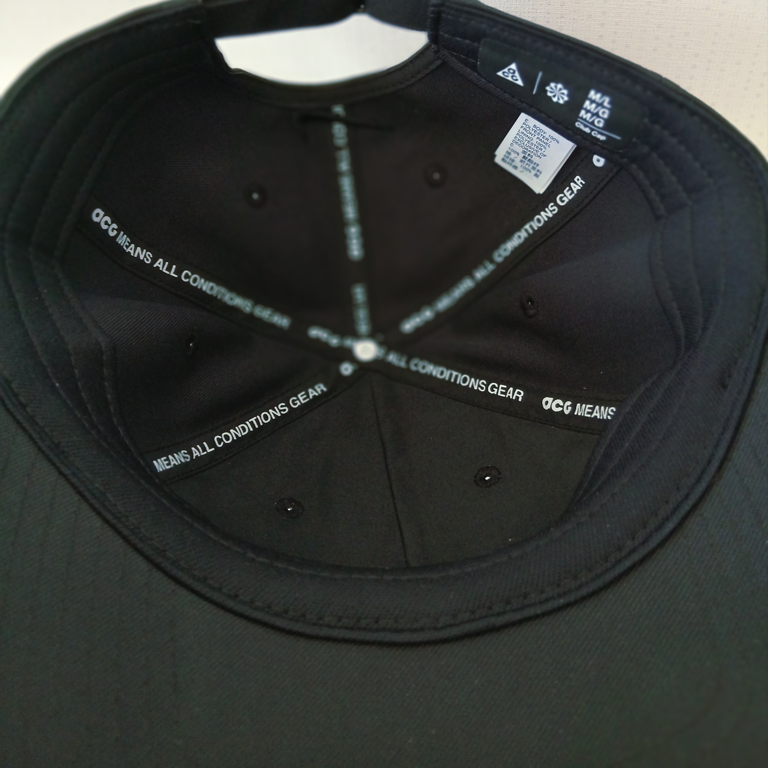 Nike ACG Club Unstructured Cap Black 착용 스타일 - 4