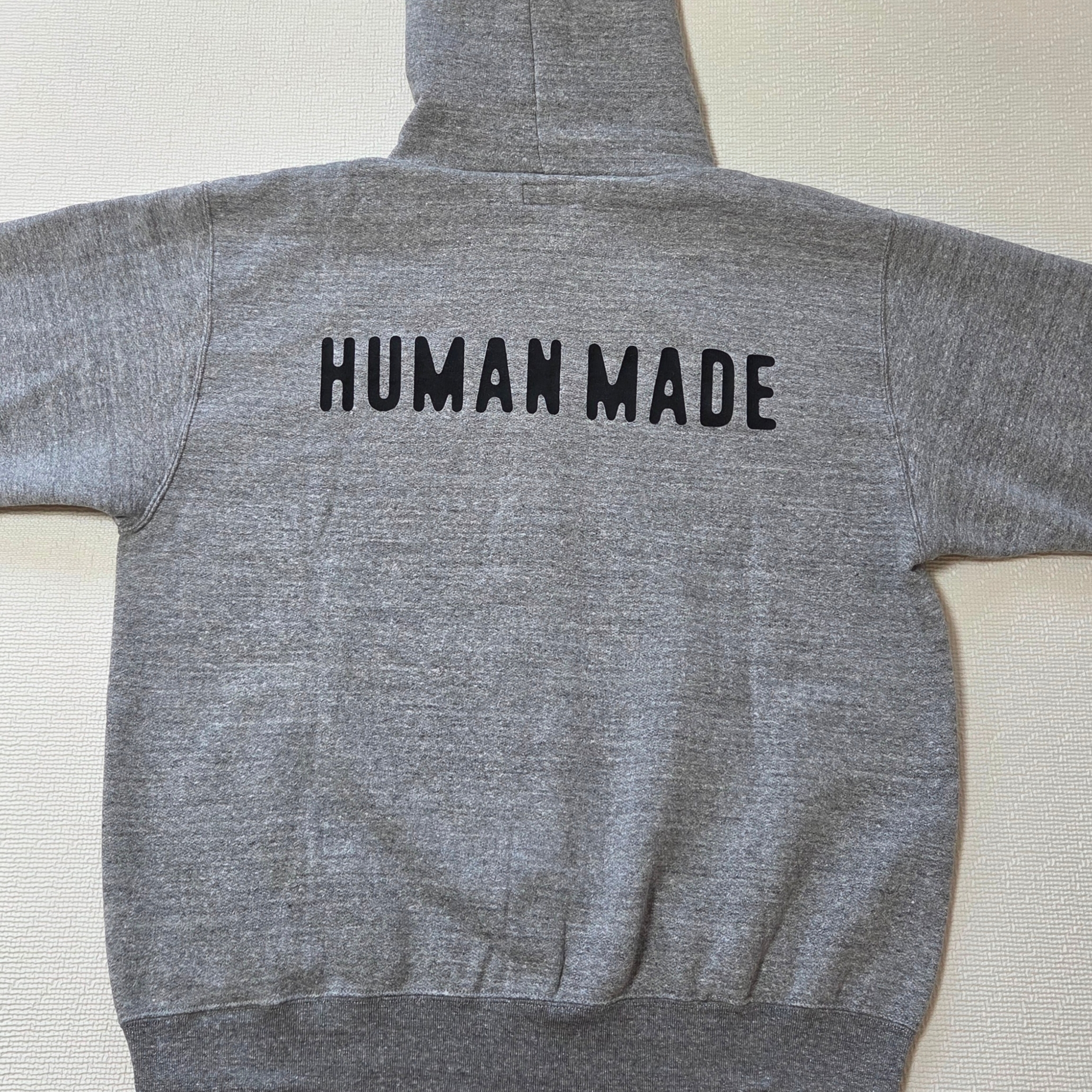 Human Made Classic Zip-Up Sweat Hoodie Gray 착용 스타일 - 2