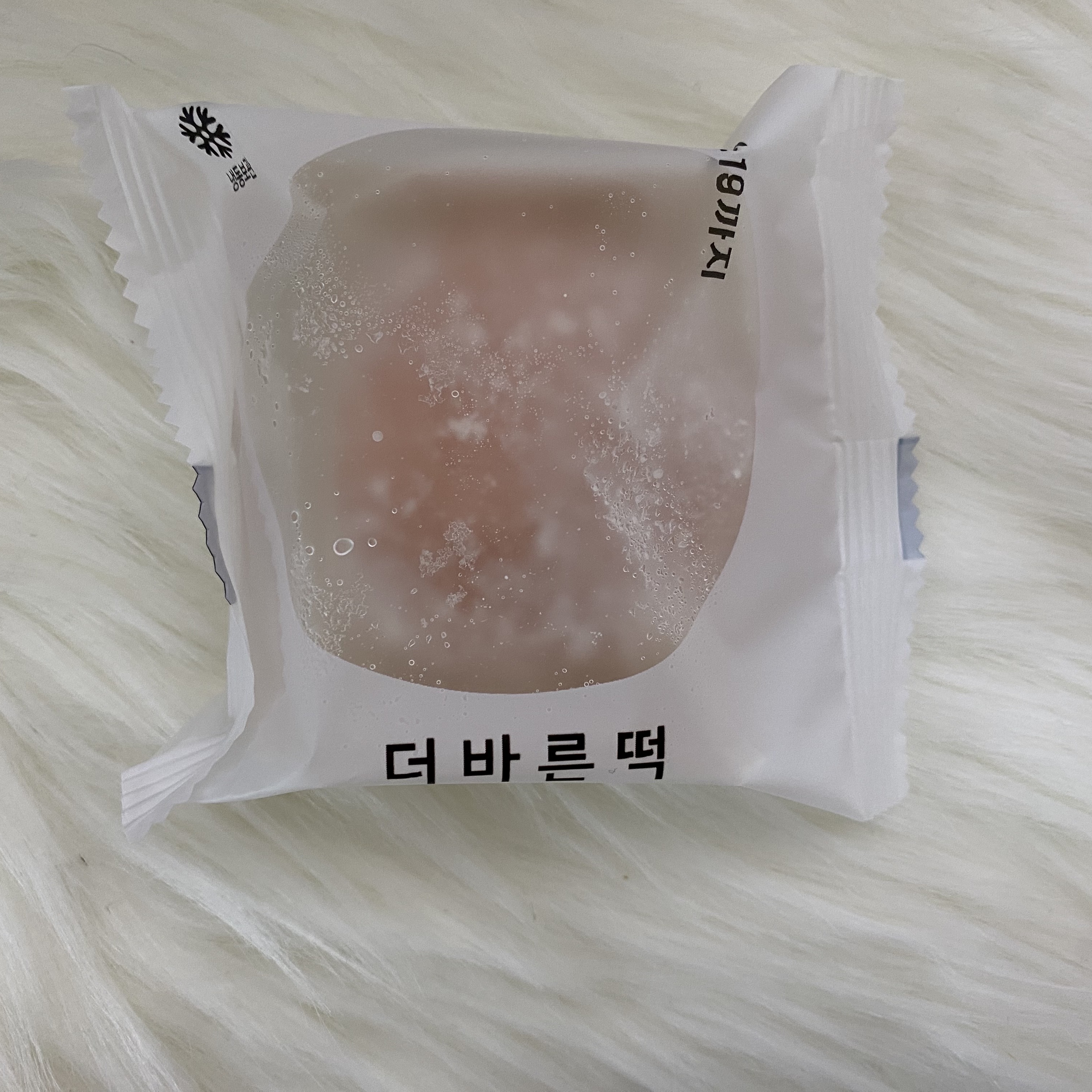 THE BAREUN TTEOK Peach Delight Yogurt Cream Tteok (60g *6EA) 1Box 착용 스타일 - 3