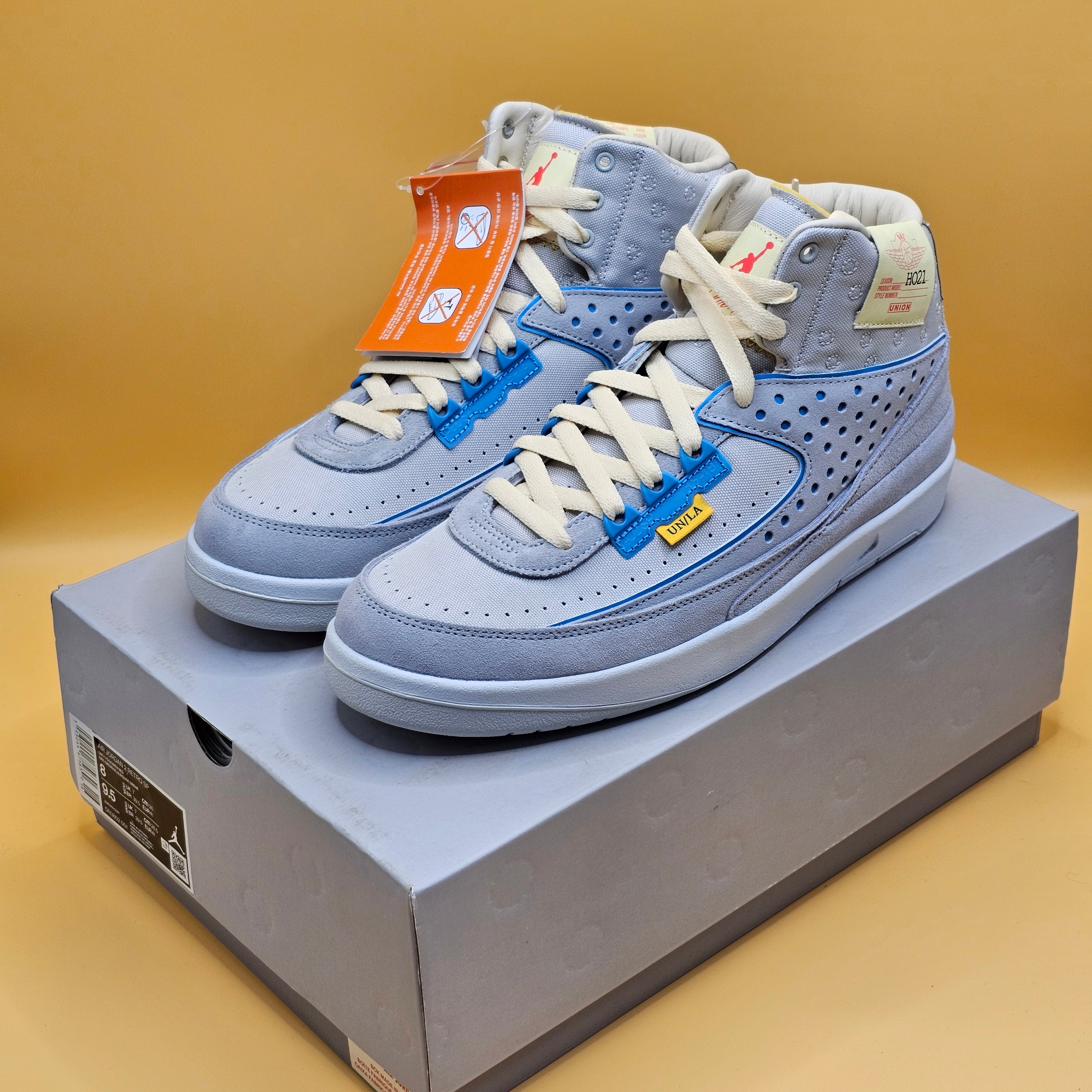 Jordan 2 x Union Retro SP Grey Fog 착용 스타일 - 1