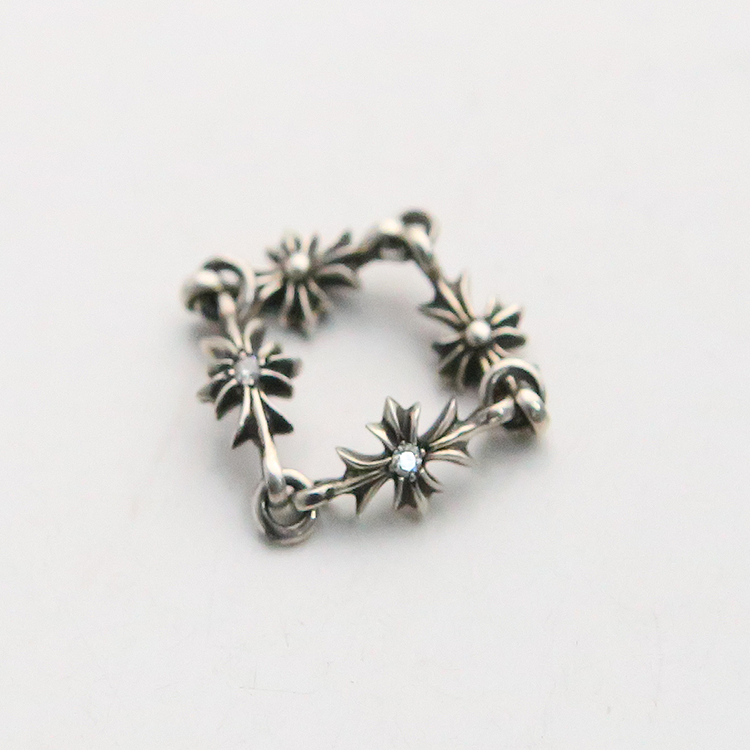 한스룸 크롬하츠 타이니 E Ch Pls 링 다이아 4링크(Hansroom Chrome Hearts TIny E Ch Pls Ring Diamond 4 Link) - 2