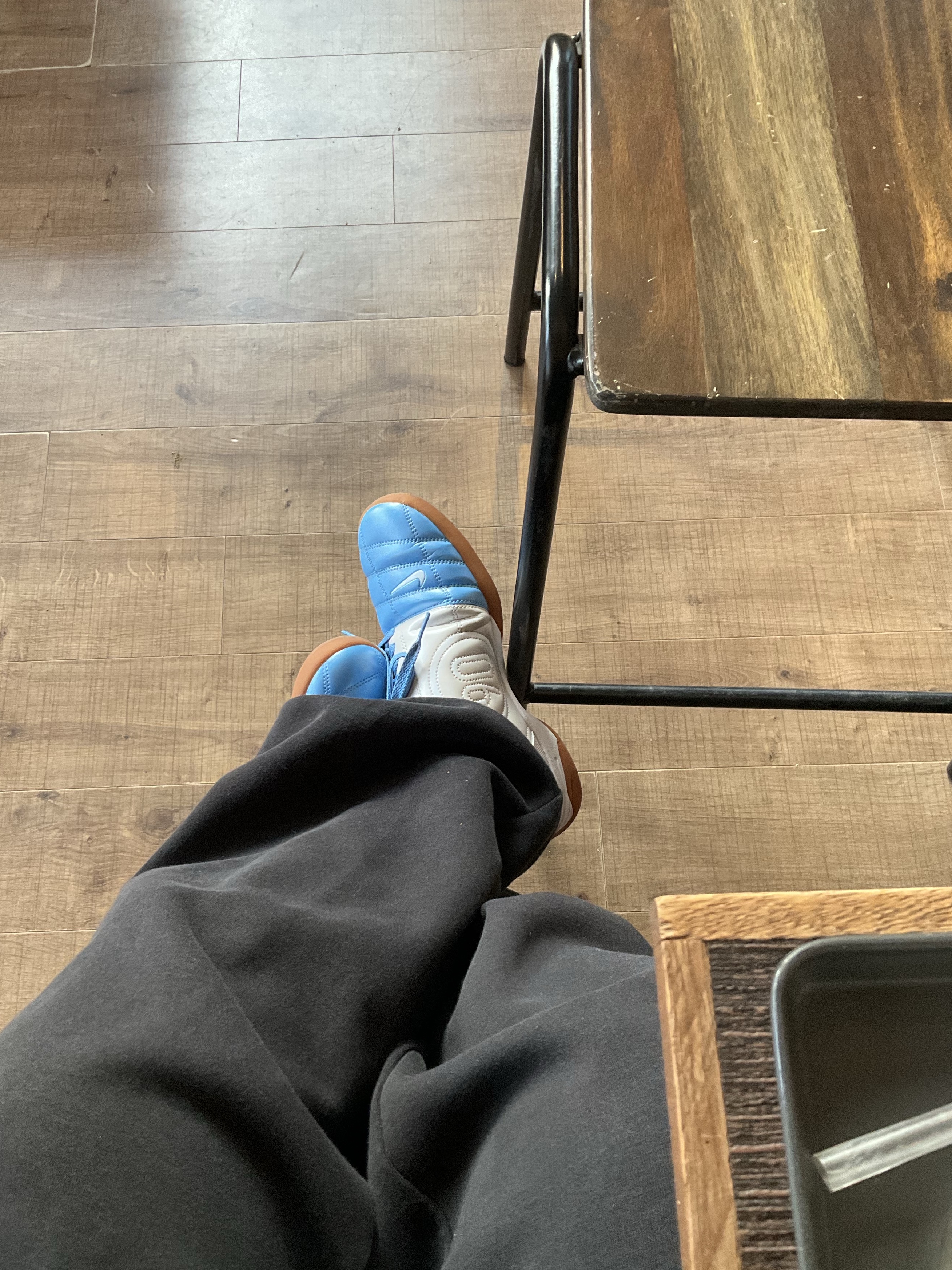 Nike Total 90 III University Blue Vast Grey 착용 스타일 - 4