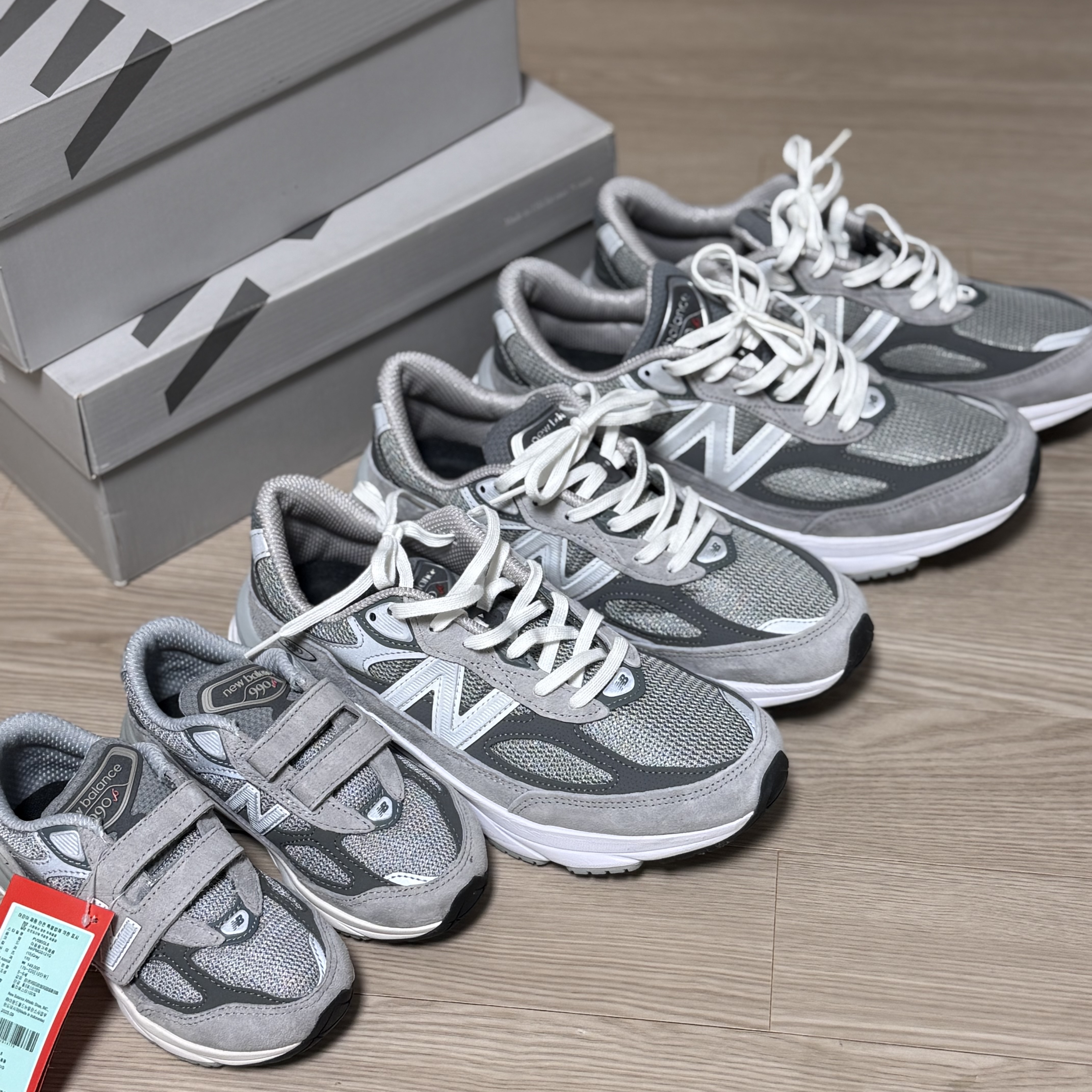 New Balance 990v6 Made in USA Grey - D Standard 착용 스타일