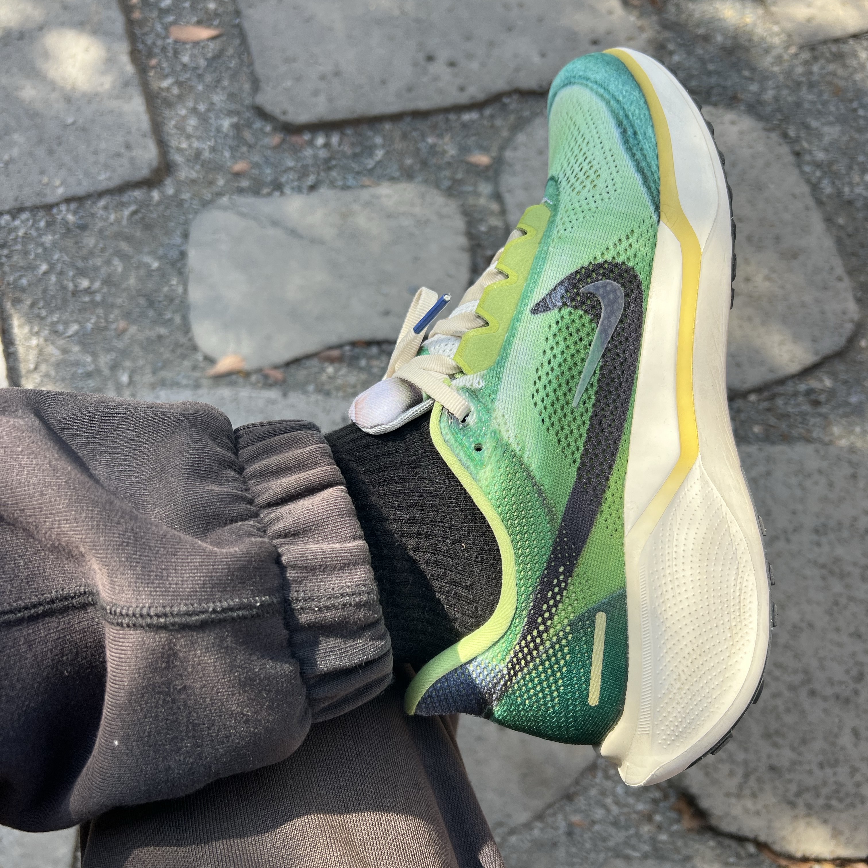 Nike Air Zoom Pegasus 41 Multi Color Vivid Green 착용 스타일
