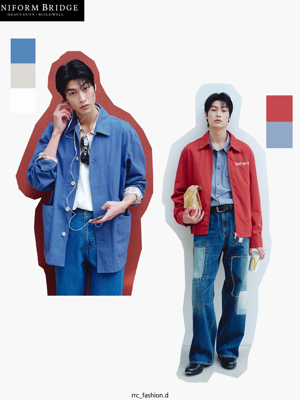 Noun Faded Filed Jacket Olive 착용 스타일 - 4