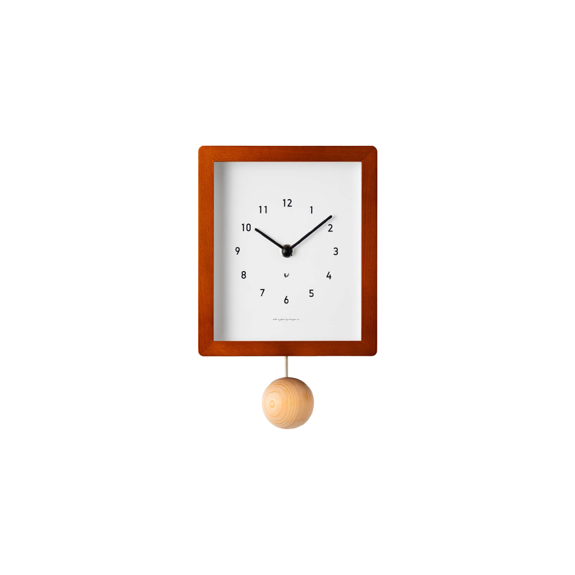 [3% 적립] 모로모로 샹브루 블랑 추 시계 (카페 브라운)([3% 적립] MOROMORO CHAMBRE Blanc Pendulum Clock (cafe brown))