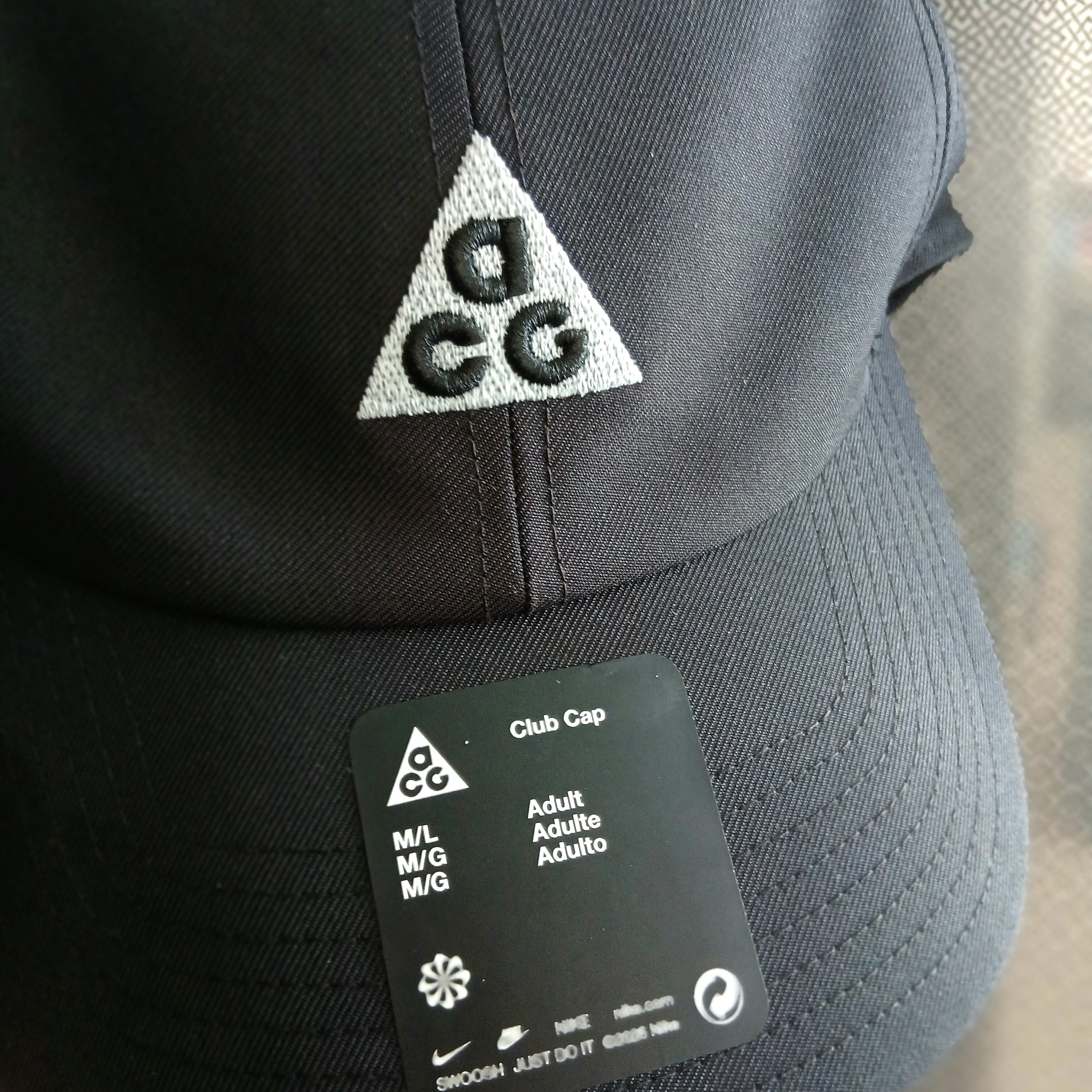 Nike ACG Club Unstructured Cap Black 착용 스타일 - 1