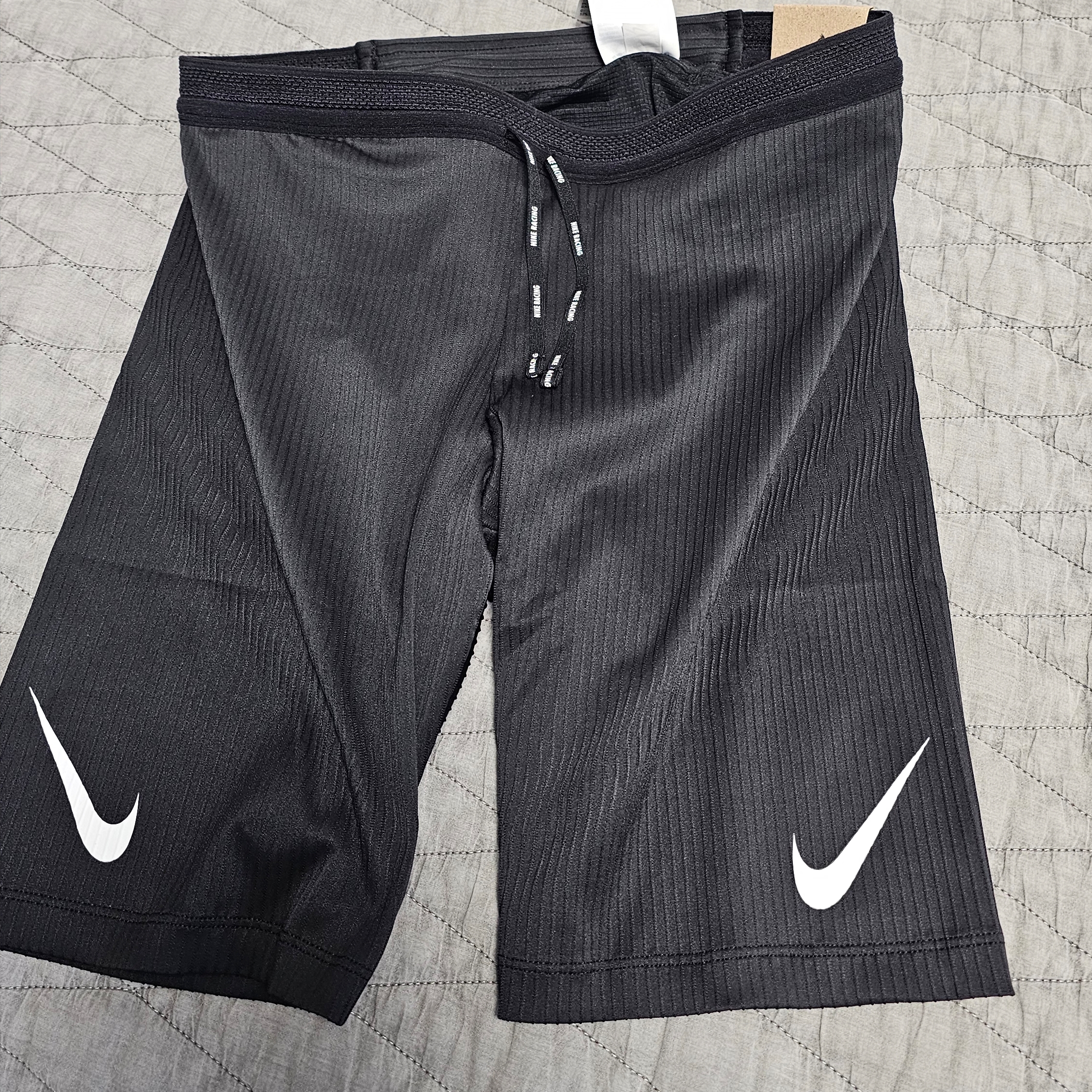 Nike Dri-Fit ADV Aeroswift Running Half Tights Black - Asia 착용 스타일