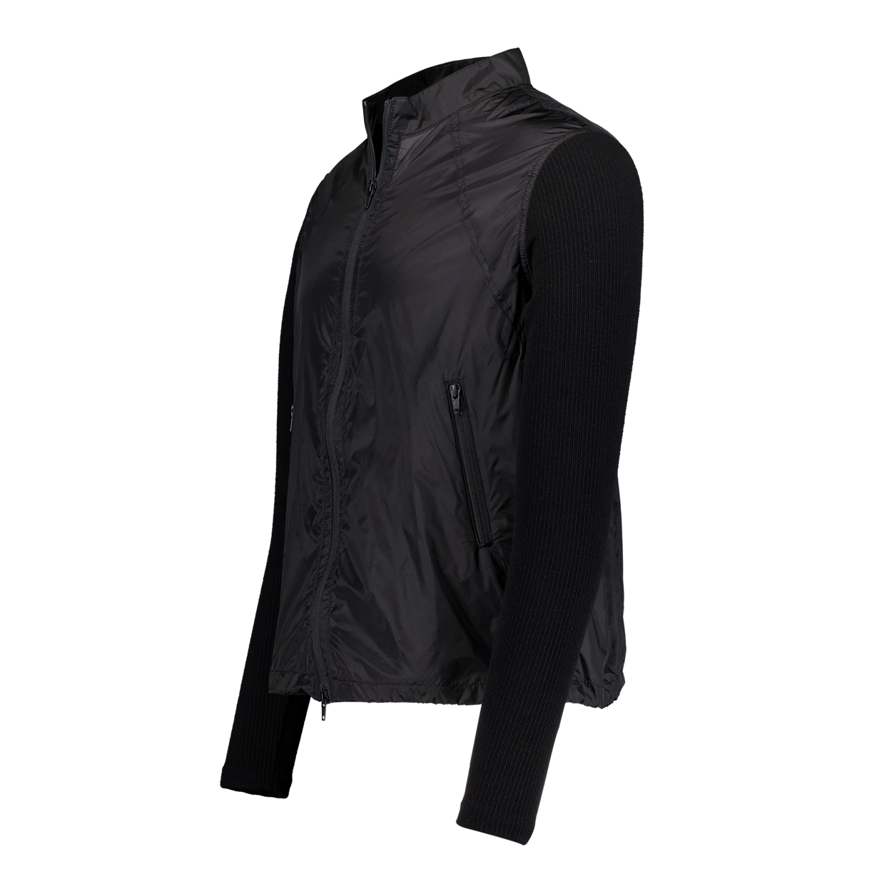 언더마이카 모듈러 립 슬리브 자켓 블랙(Undermycar Modular Rib Sleeve Jacket Black) - 2