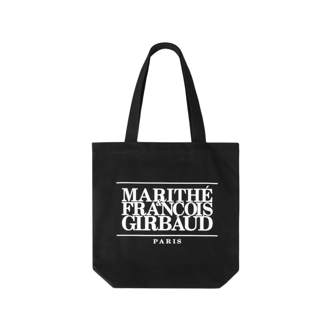 마리떼 프랑소와 저버 클래식 로고 에코백 블랙(Marithe Francois Girbaud Classic Logo Eco Bag Black)