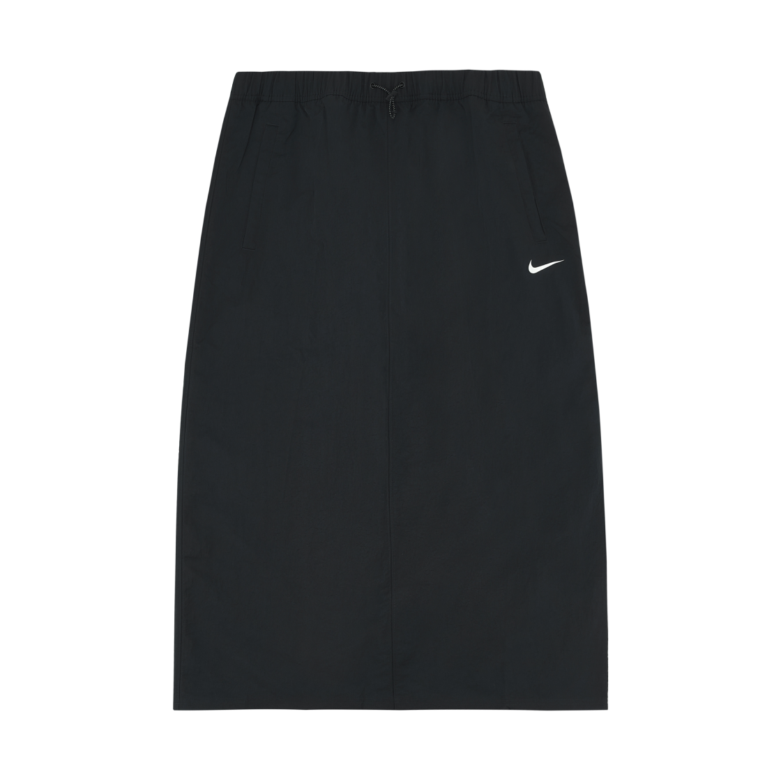 (W) 나이키 NSW 하이 웨이스트 우븐 스커트 블랙 - 아시아((W) Nike NSW High-Waisted Woven Skirt Black - Asia) - 1