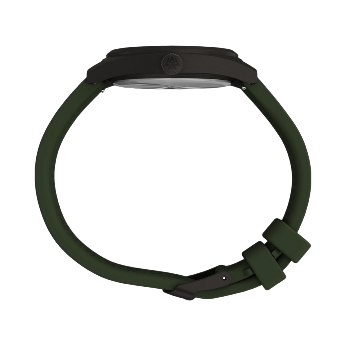 타이맥스 익스페디션 캡스톤 39mm 실리콘 스트랩 워치 블랙 그린(Timex Expedition Capstone 39mm Silicone Strap Watch Black Green) - 2