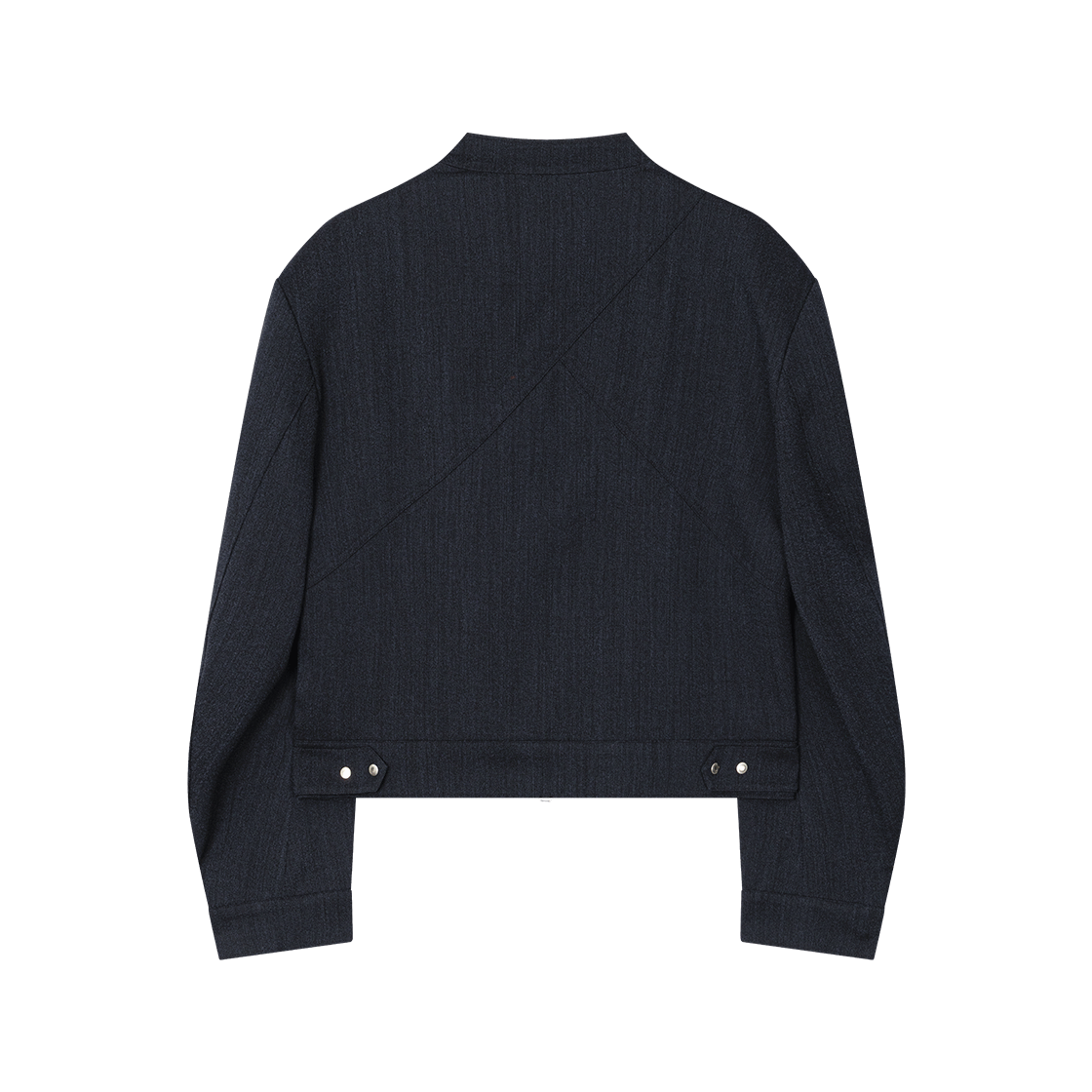 웨이비니스 에브 레이어드 레이서 재킷 프레스드 네이비(Waviness Ebb Layered Racer Jacket Pressed Navy) - 2