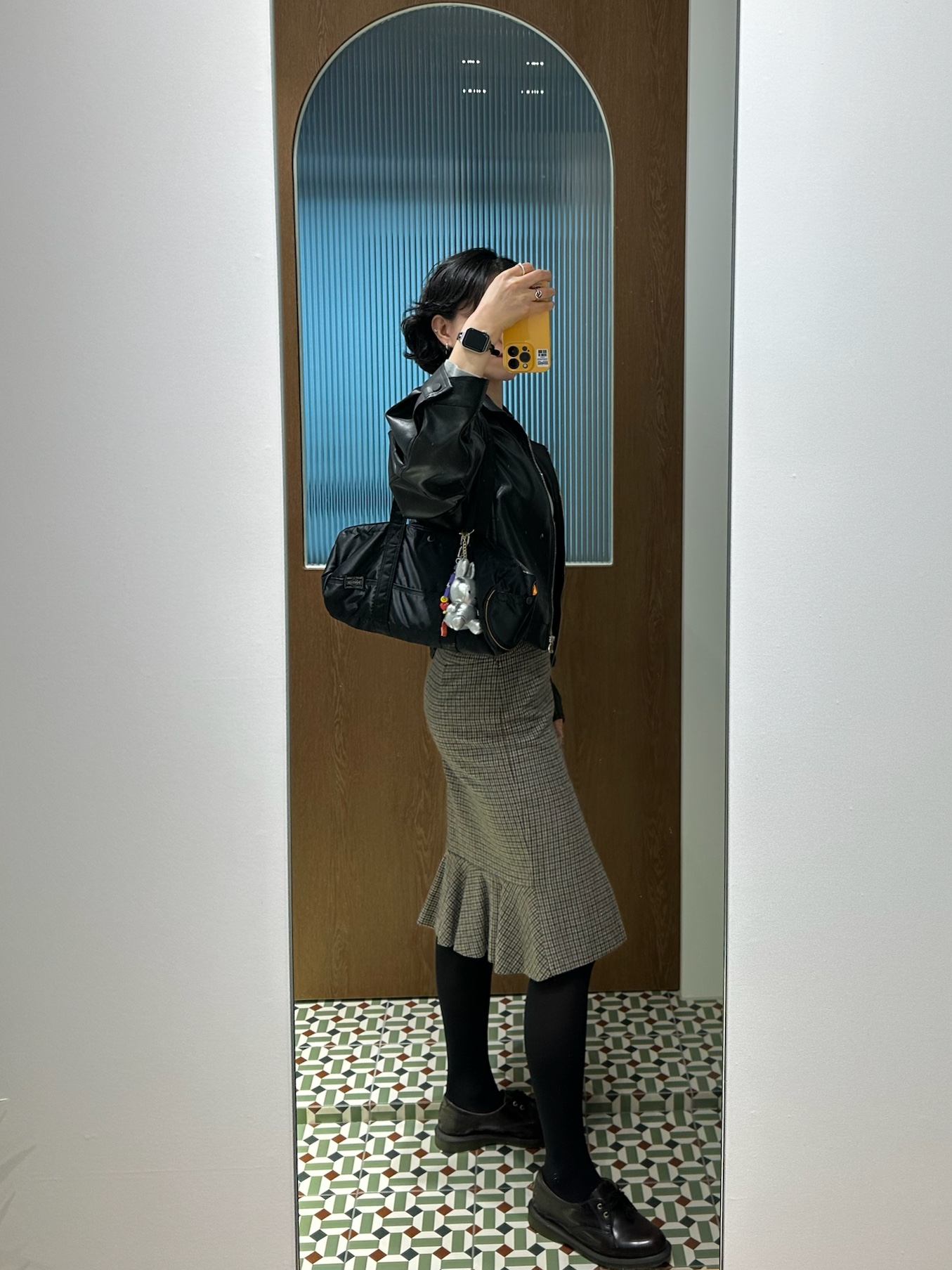 Porter Tanker Duffle Bag L Black, Dr. Martens 1461 Arcadia Leather Shoes Cherry Red Arcadia 착용 스타일 - 2