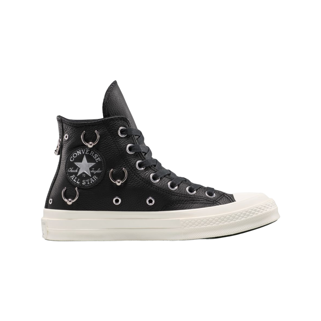 A14451C Converse Chuck 70 Hi Black Silver
