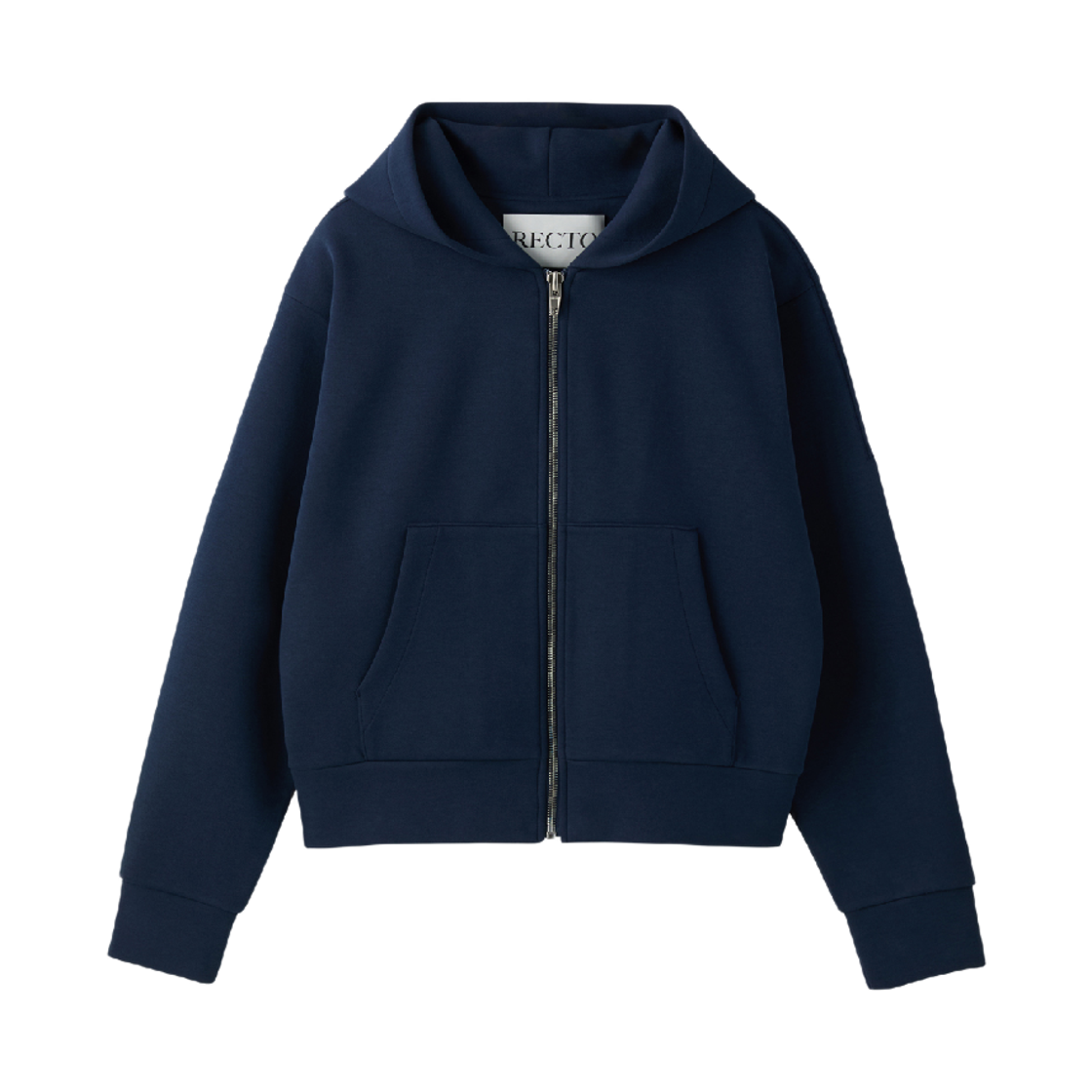 렉토 로고 디테일 후드 집업 잉크 네이비(Recto Logo Detail Hoodie Zip-Up Ink Navy)