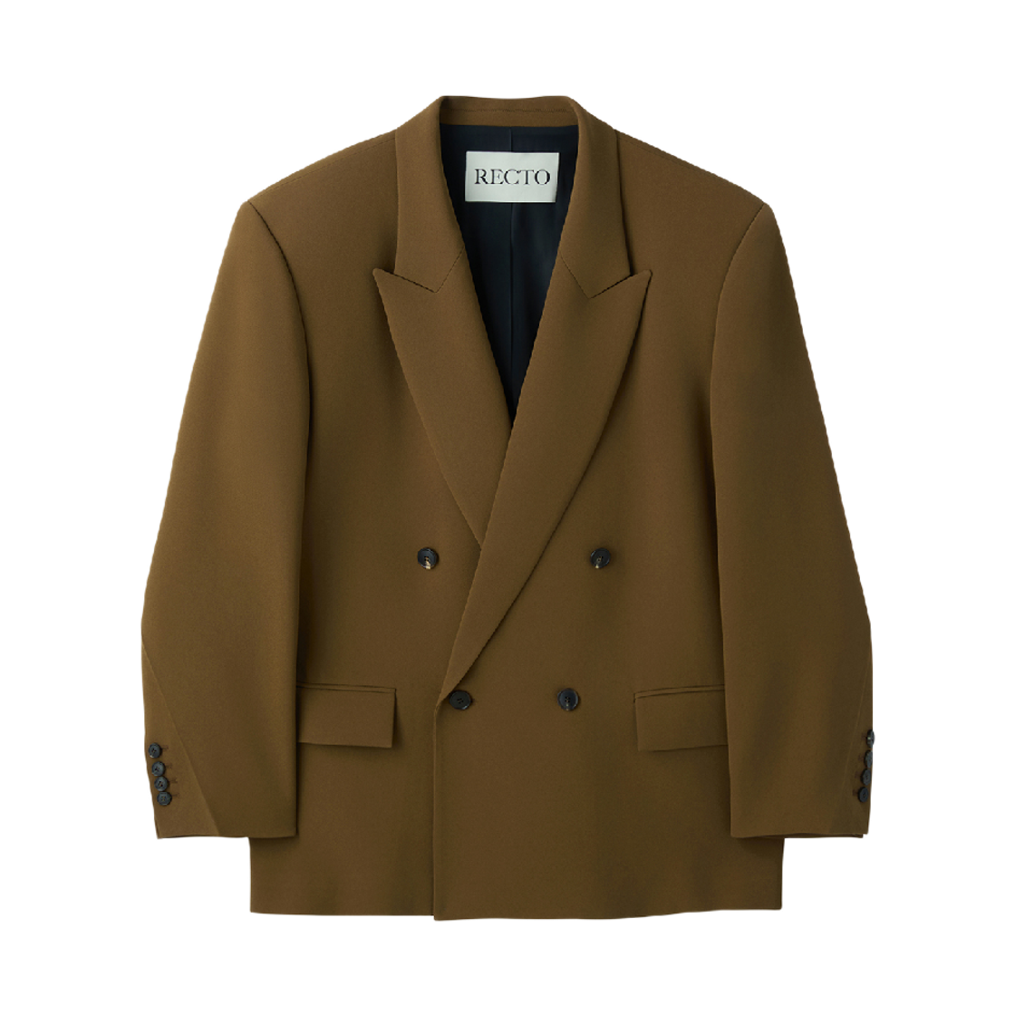 렉토 플루이드 더블 슈트 재킷 오크레(Recto Fluid Double Suit Jacket Ochre)